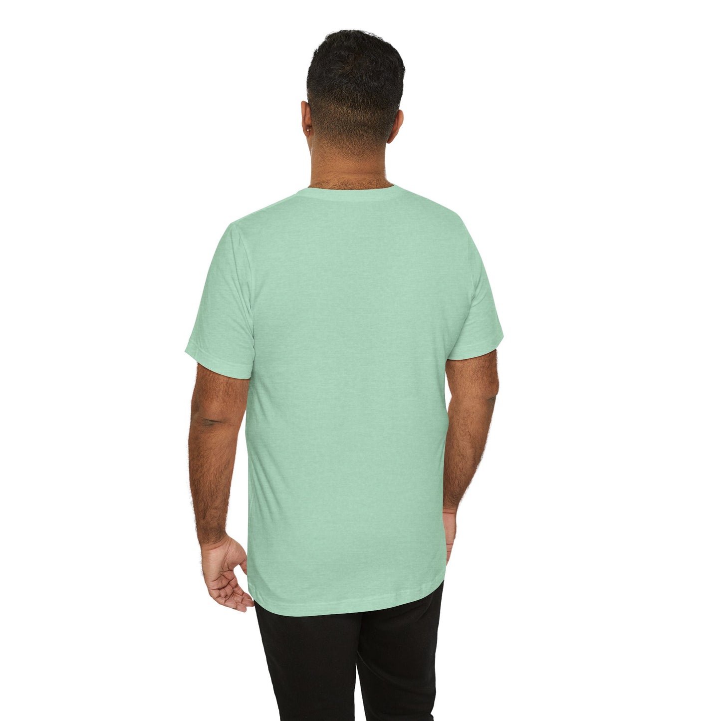 Funny Holiday Tee - 'I’m Just Here for the Alcohol and Eggnog' Unisex Jersey Short Sleeve Shirt