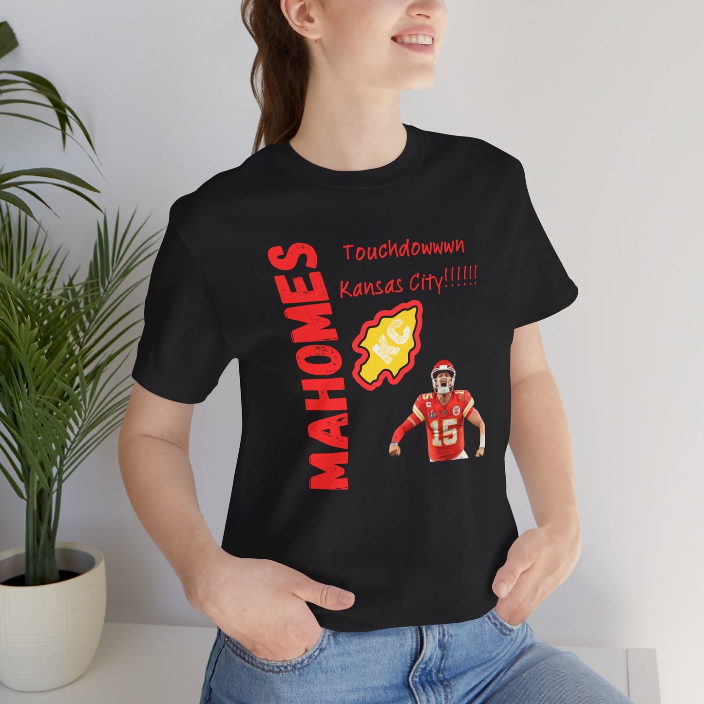 Kansas City Mahomes Touchdown Tee - Unisex Jersey Short Sleeve Shirt