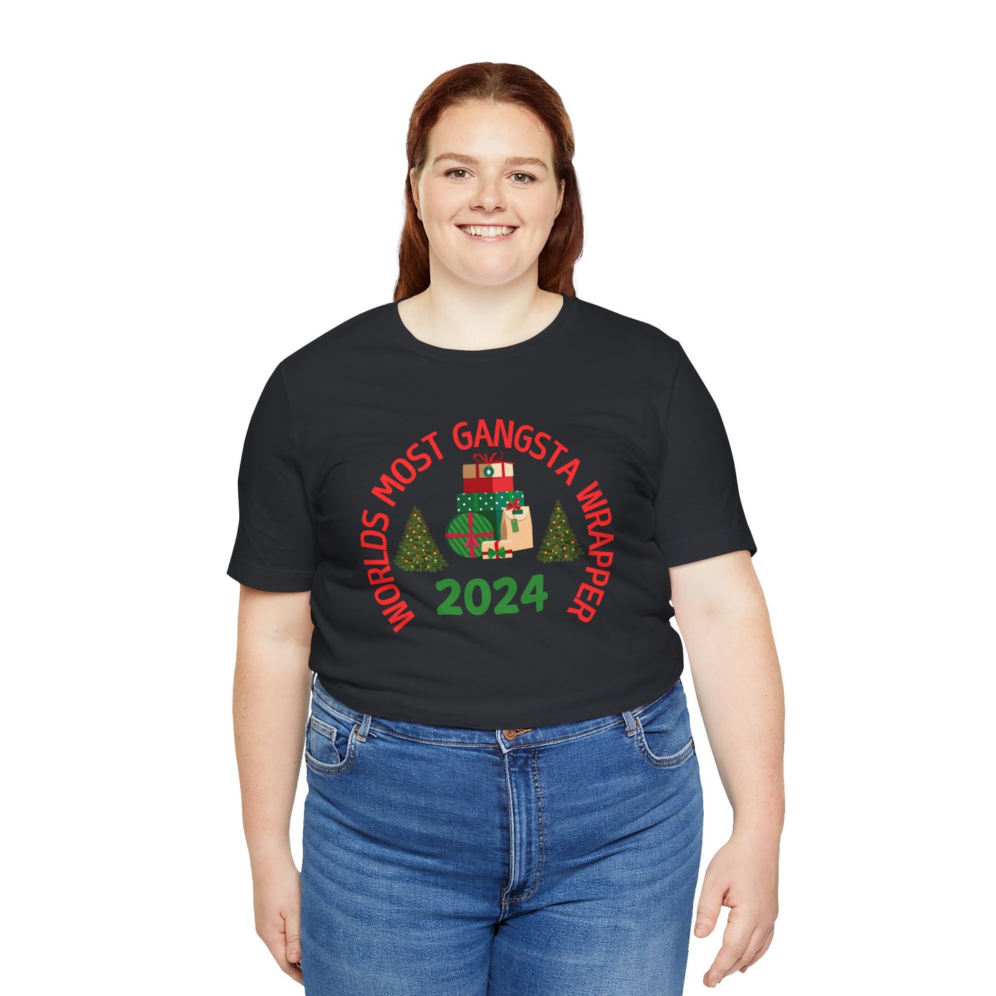 World's Most Gangsta Wrappers Unisex T-Shirt - Fun Holiday Tee 2024