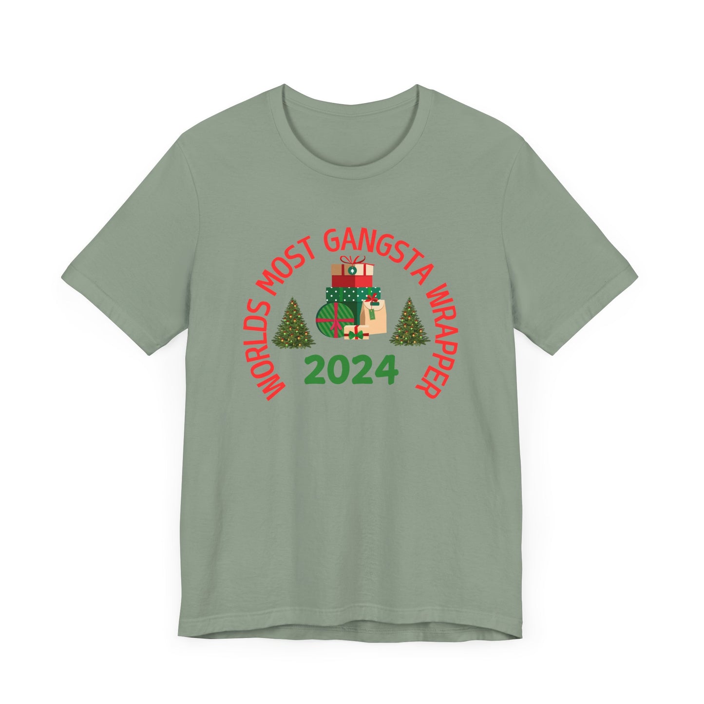 World's Most Gangsta Wrappers Unisex T-Shirt - Fun Holiday Tee 2024