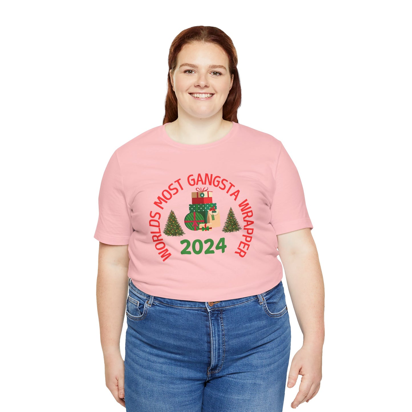 World's Most Gangsta Wrappers Unisex T-Shirt - Fun Holiday Tee 2024