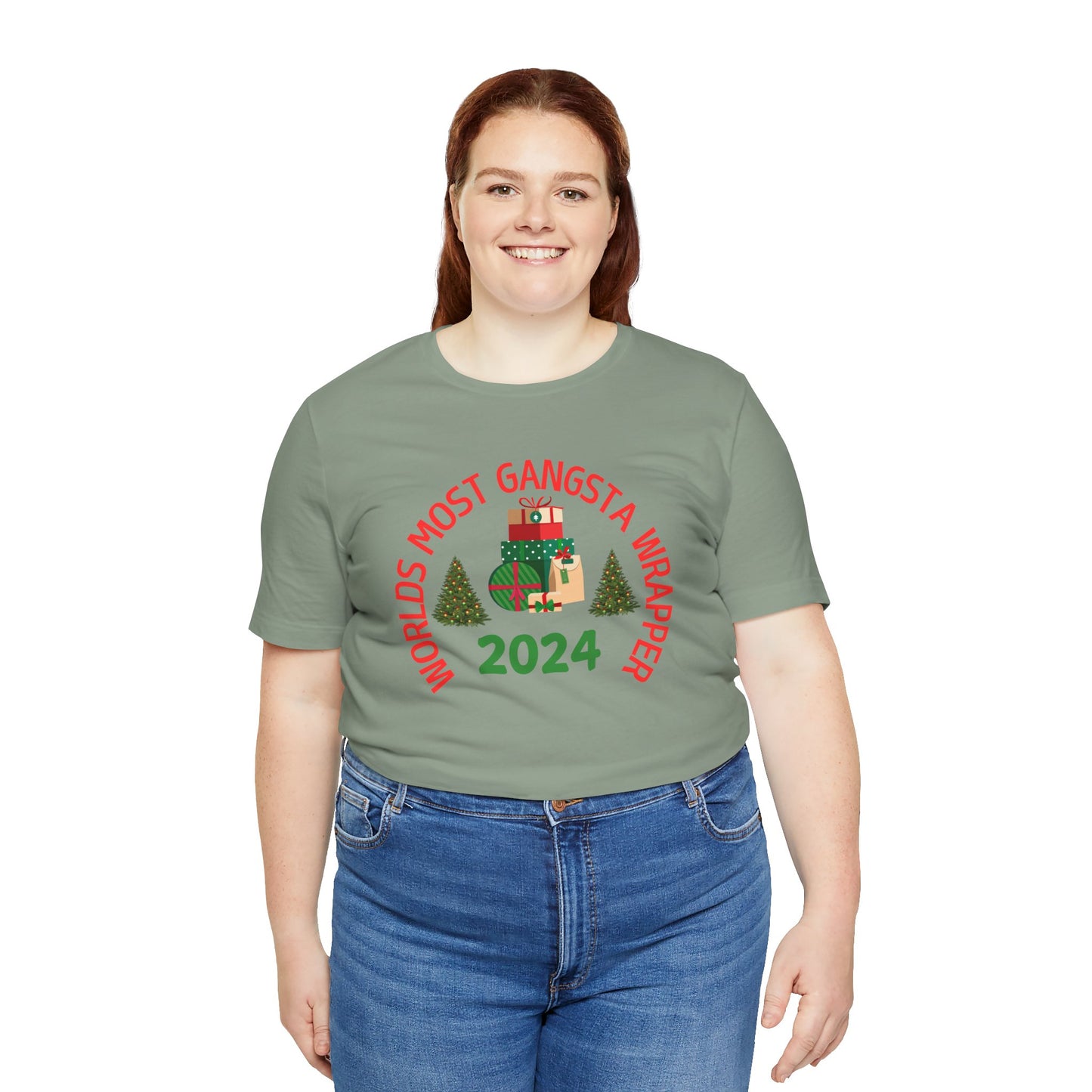 World's Most Gangsta Wrappers Unisex T-Shirt - Fun Holiday Tee 2024