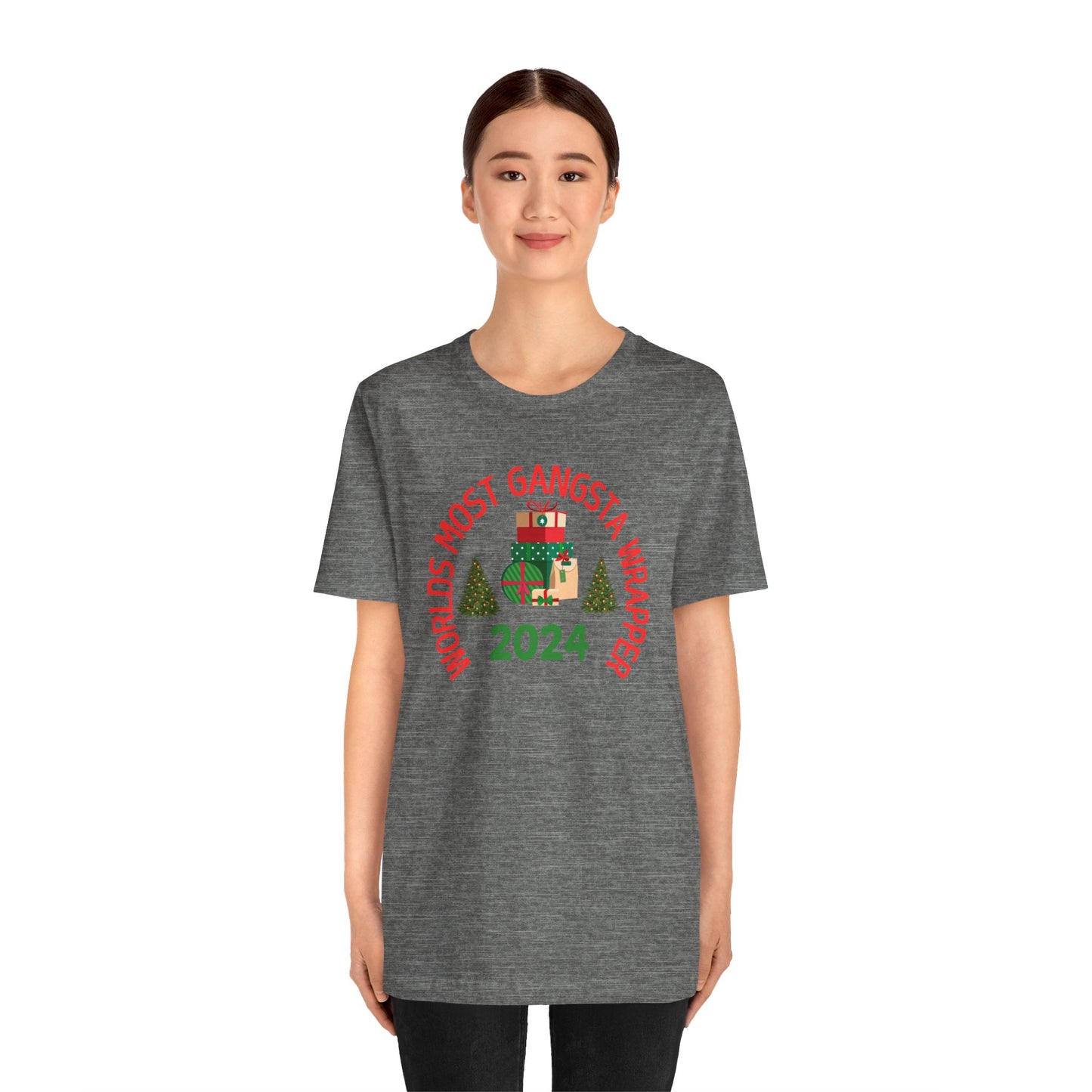 World's Most Gangsta Wrappers Unisex T-Shirt - Fun Holiday Tee 2024