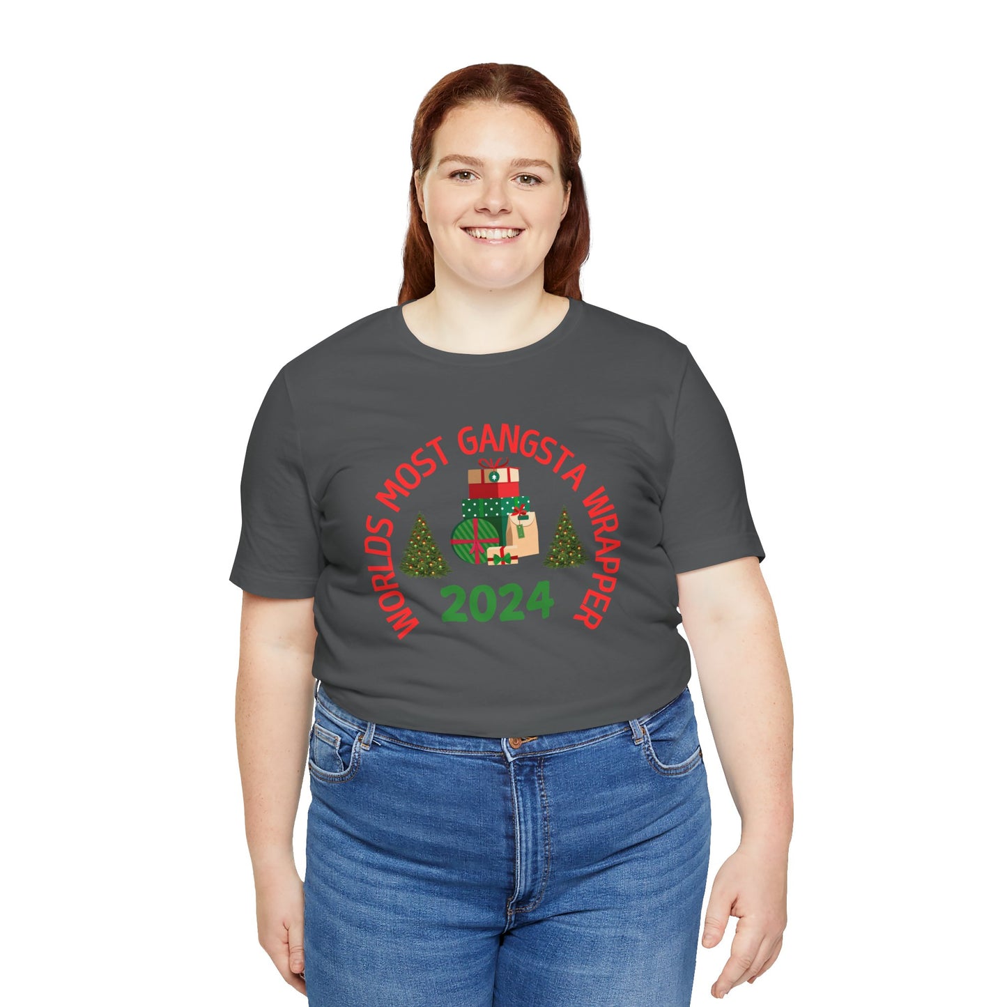 World's Most Gangsta Wrappers Unisex T-Shirt - Fun Holiday Tee 2024