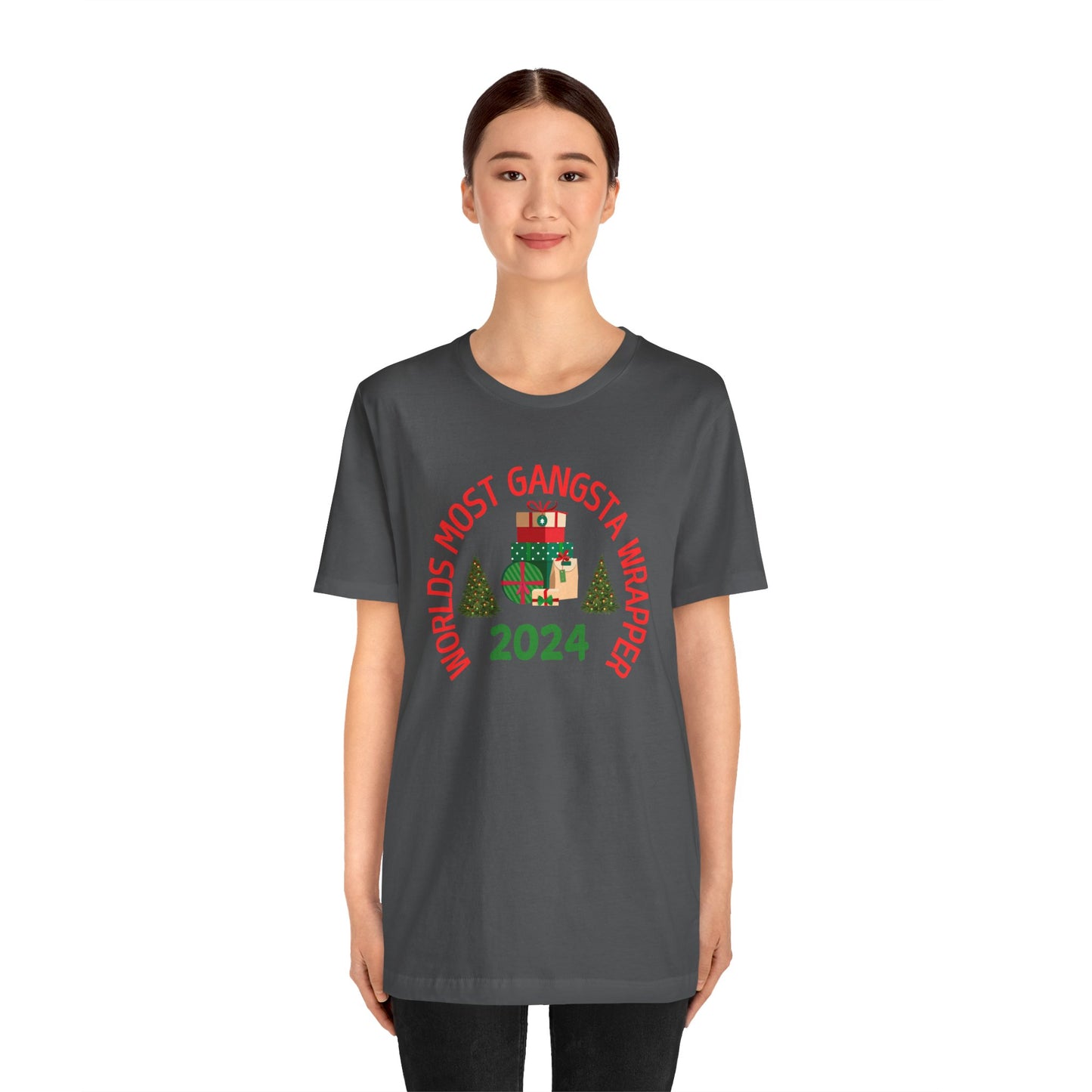 World's Most Gangsta Wrappers Unisex T-Shirt - Fun Holiday Tee 2024