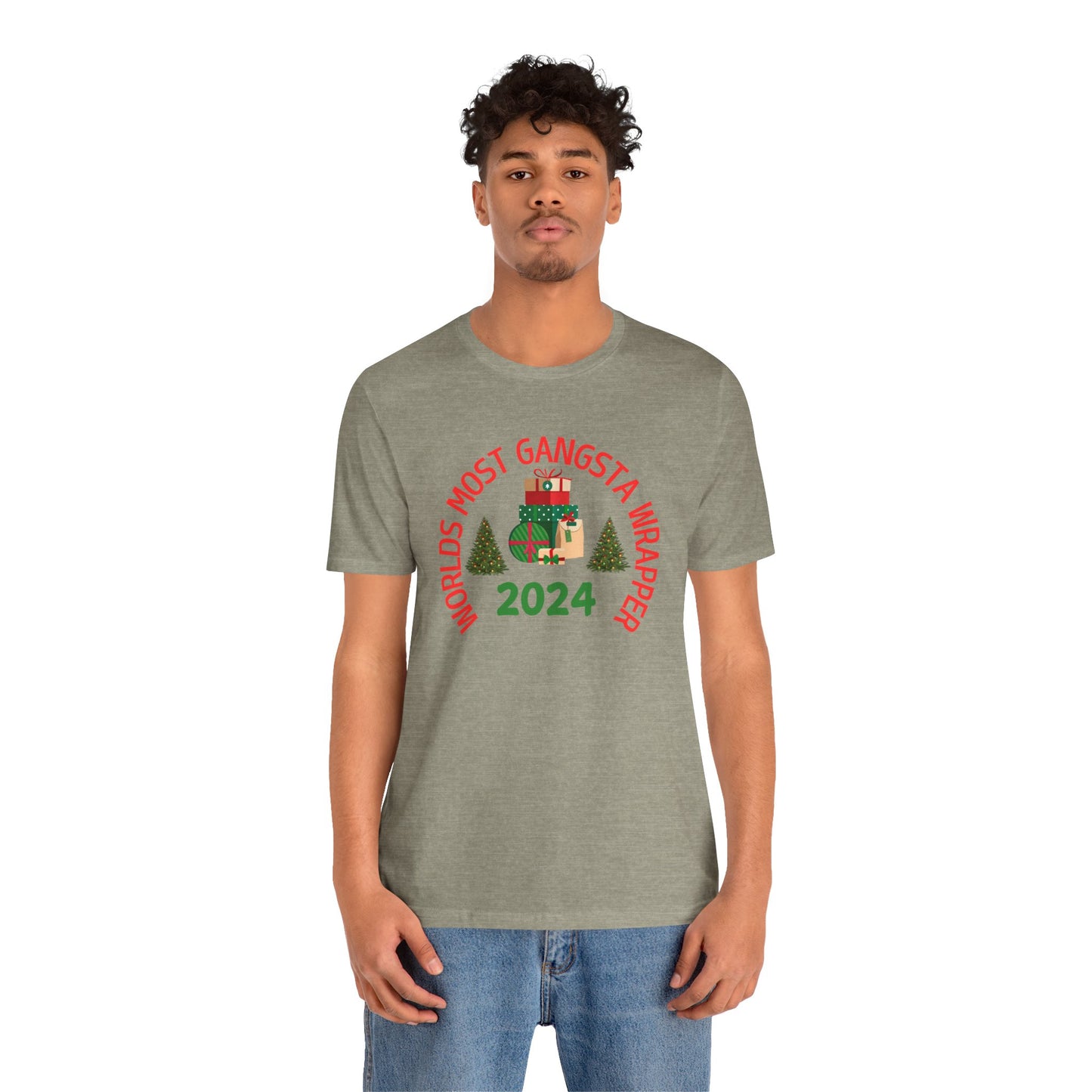 World's Most Gangsta Wrappers Unisex T-Shirt - Fun Holiday Tee 2024