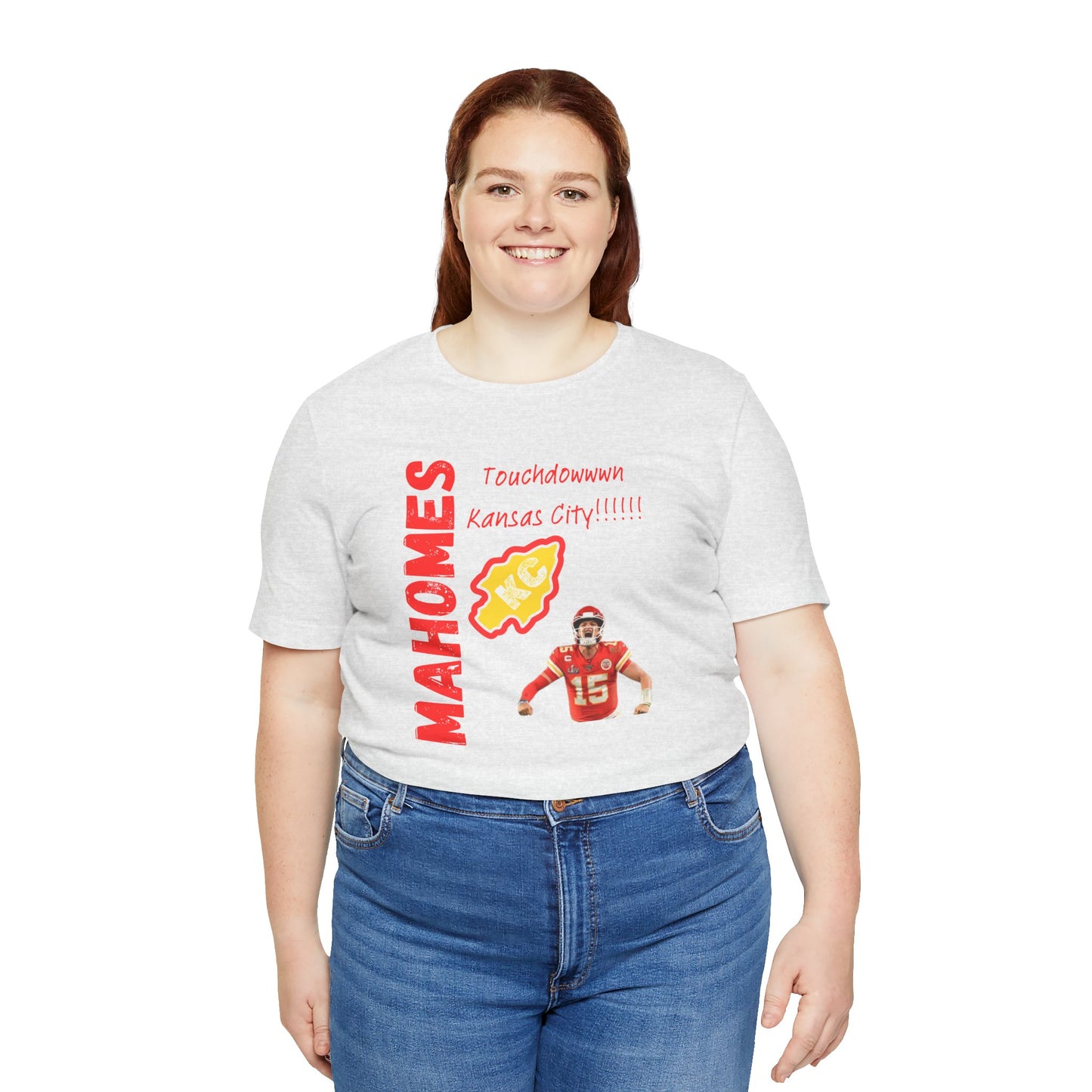 Kansas City Mahomes Touchdown Tee - Unisex Jersey Short Sleeve Shirt