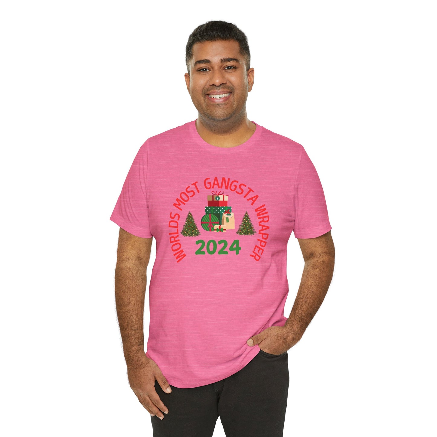 World's Most Gangsta Wrappers Unisex T-Shirt - Fun Holiday Tee 2024