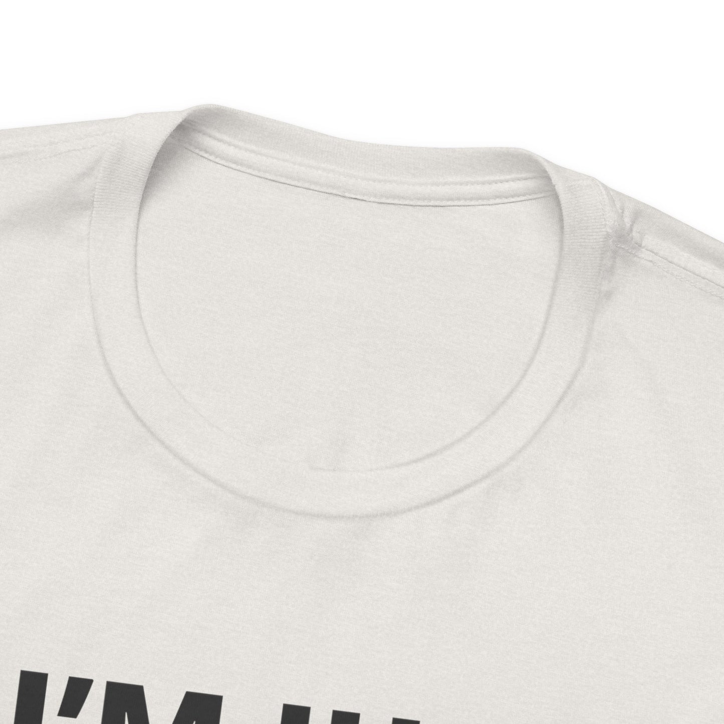 Funny Holiday Tee - 'I’m Just Here for the Alcohol and Eggnog' Unisex Jersey Short Sleeve Shirt