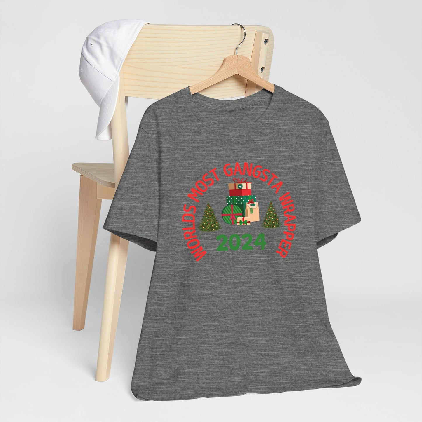 World's Most Gangsta Wrappers Unisex T-Shirt - Fun Holiday Tee 2024