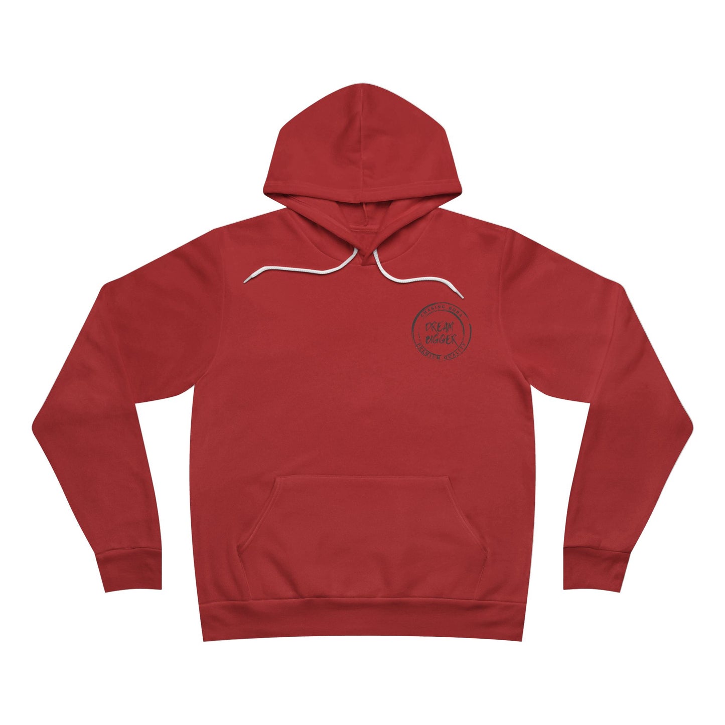 Cozy Dream Bigger Unisex Hoodie with Circular Print - Perfect for Casual Outings and Relaxing Days