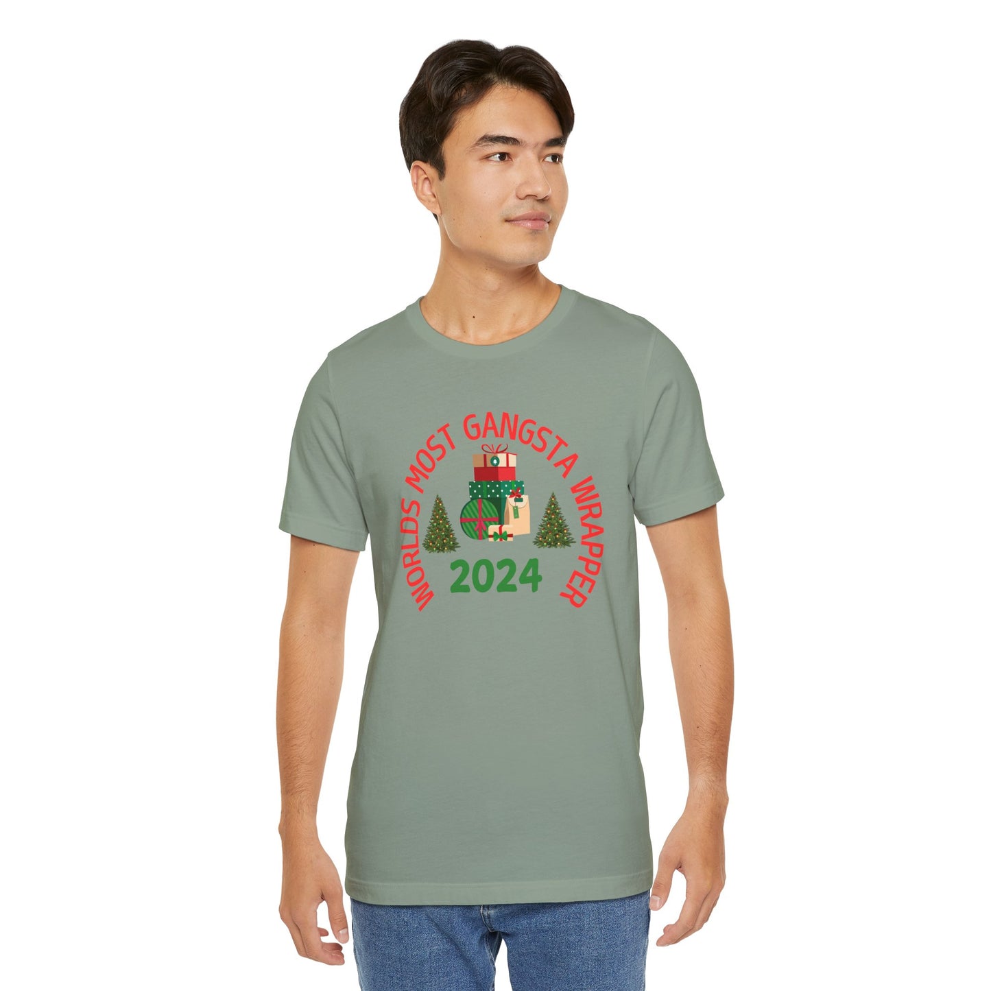 World's Most Gangsta Wrappers Unisex T-Shirt - Fun Holiday Tee 2024