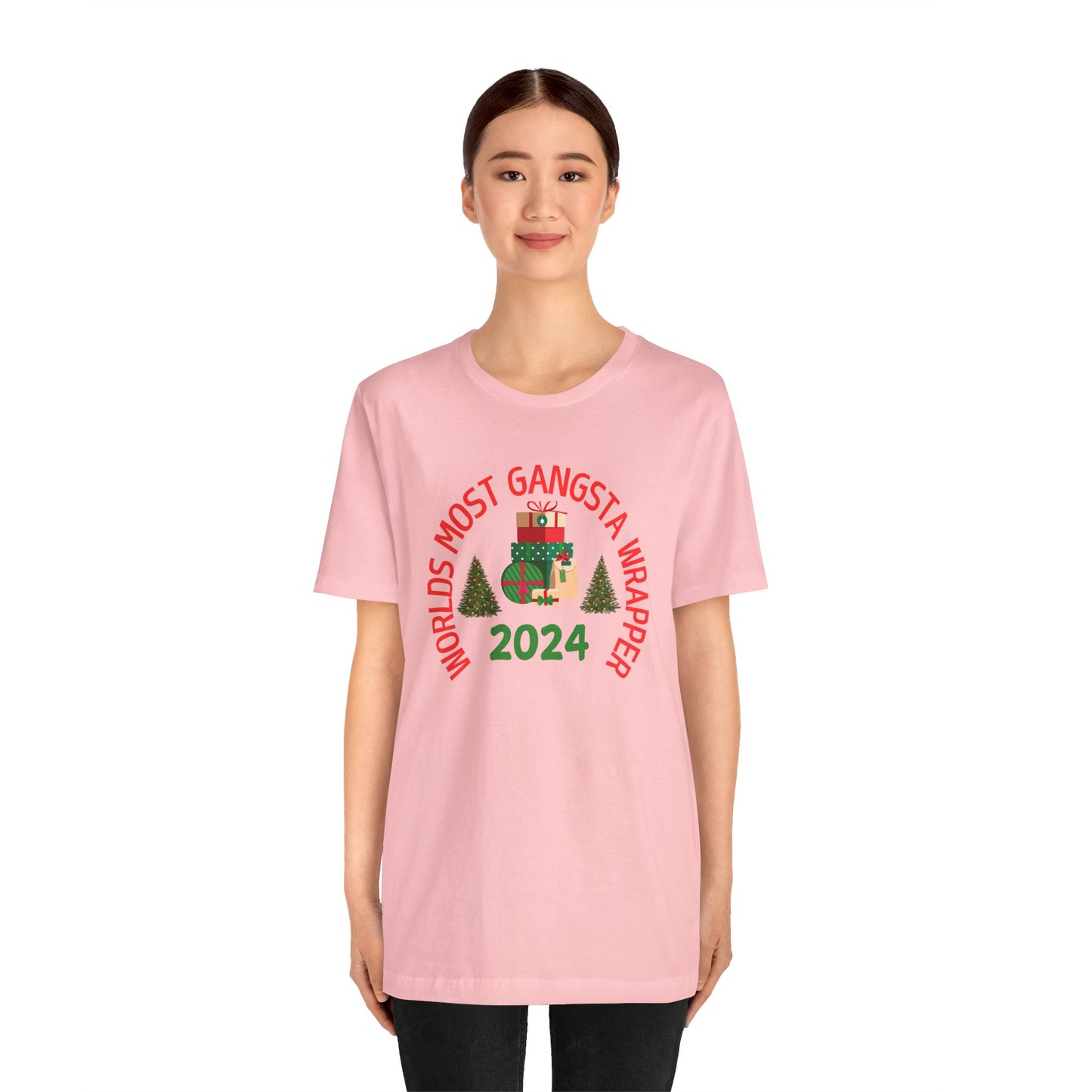 World's Most Gangsta Wrappers Unisex T-Shirt - Fun Holiday Tee 2024