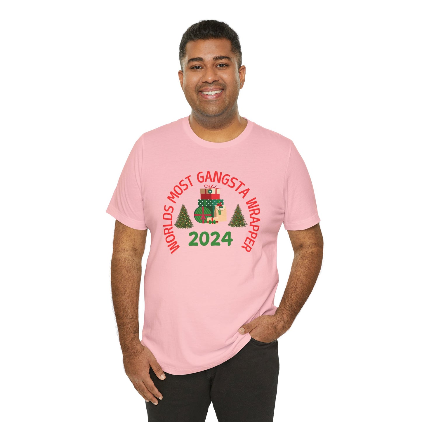 World's Most Gangsta Wrappers Unisex T-Shirt - Fun Holiday Tee 2024