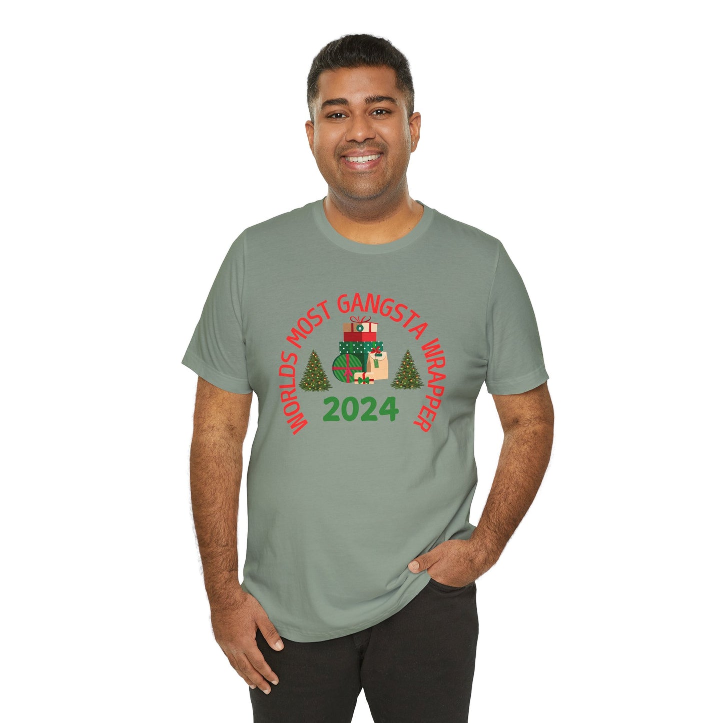 World's Most Gangsta Wrappers Unisex T-Shirt - Fun Holiday Tee 2024