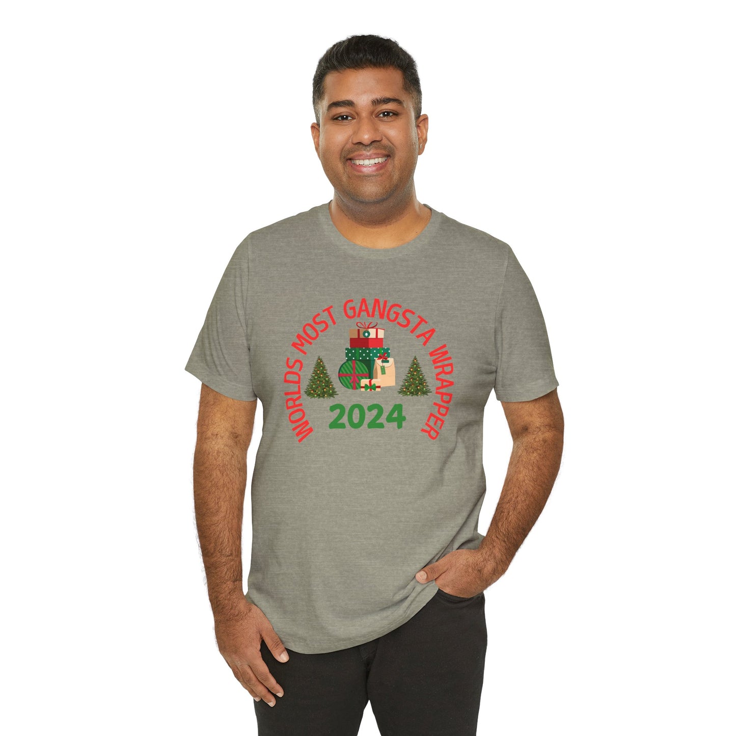 World's Most Gangsta Wrappers Unisex T-Shirt - Fun Holiday Tee 2024