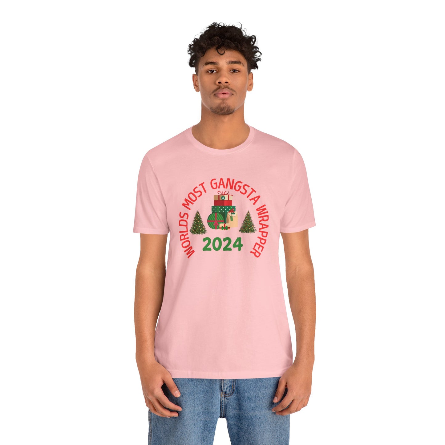 World's Most Gangsta Wrappers Unisex T-Shirt - Fun Holiday Tee 2024