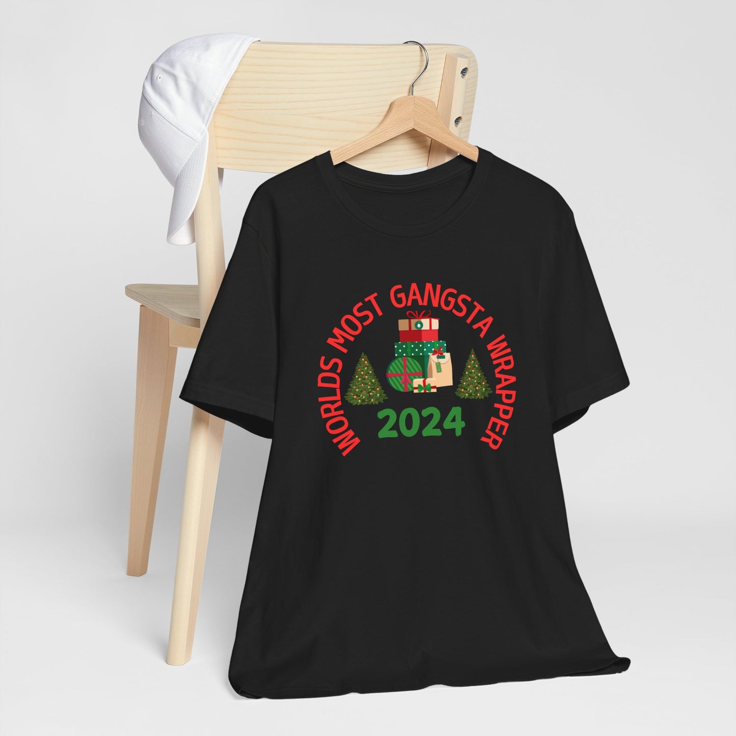 World's Most Gangsta Wrappers Unisex T-Shirt - Fun Holiday Tee 2024