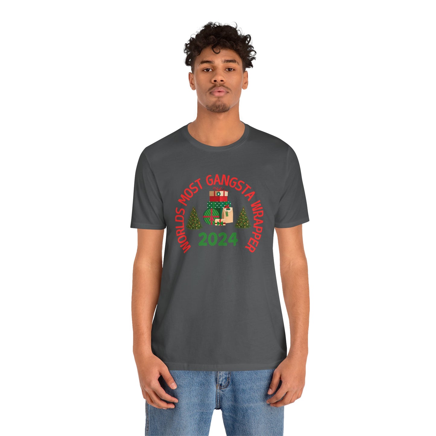 World's Most Gangsta Wrappers Unisex T-Shirt - Fun Holiday Tee 2024