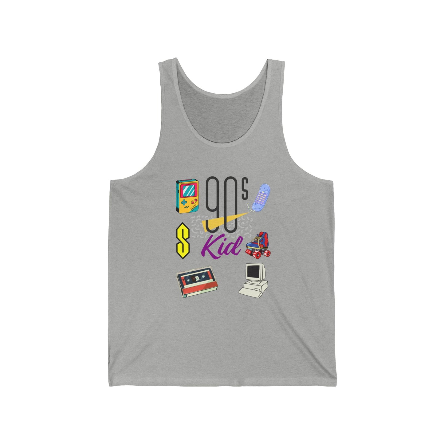 90s Unisex Jersey Tank – '90s Kid Design