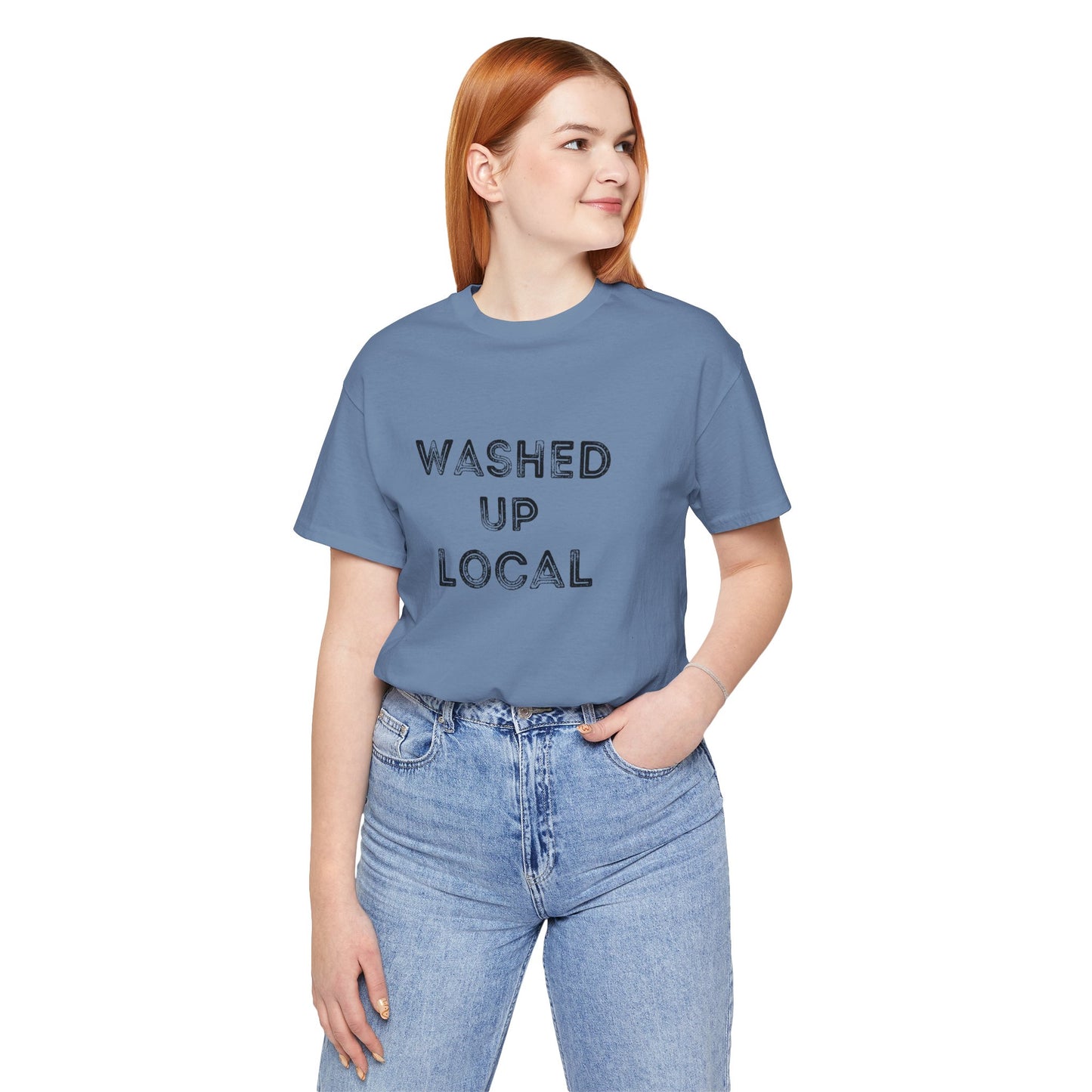 Washed Up Local Unisex Tee - Trendy Graphic T-Shirt for Locals