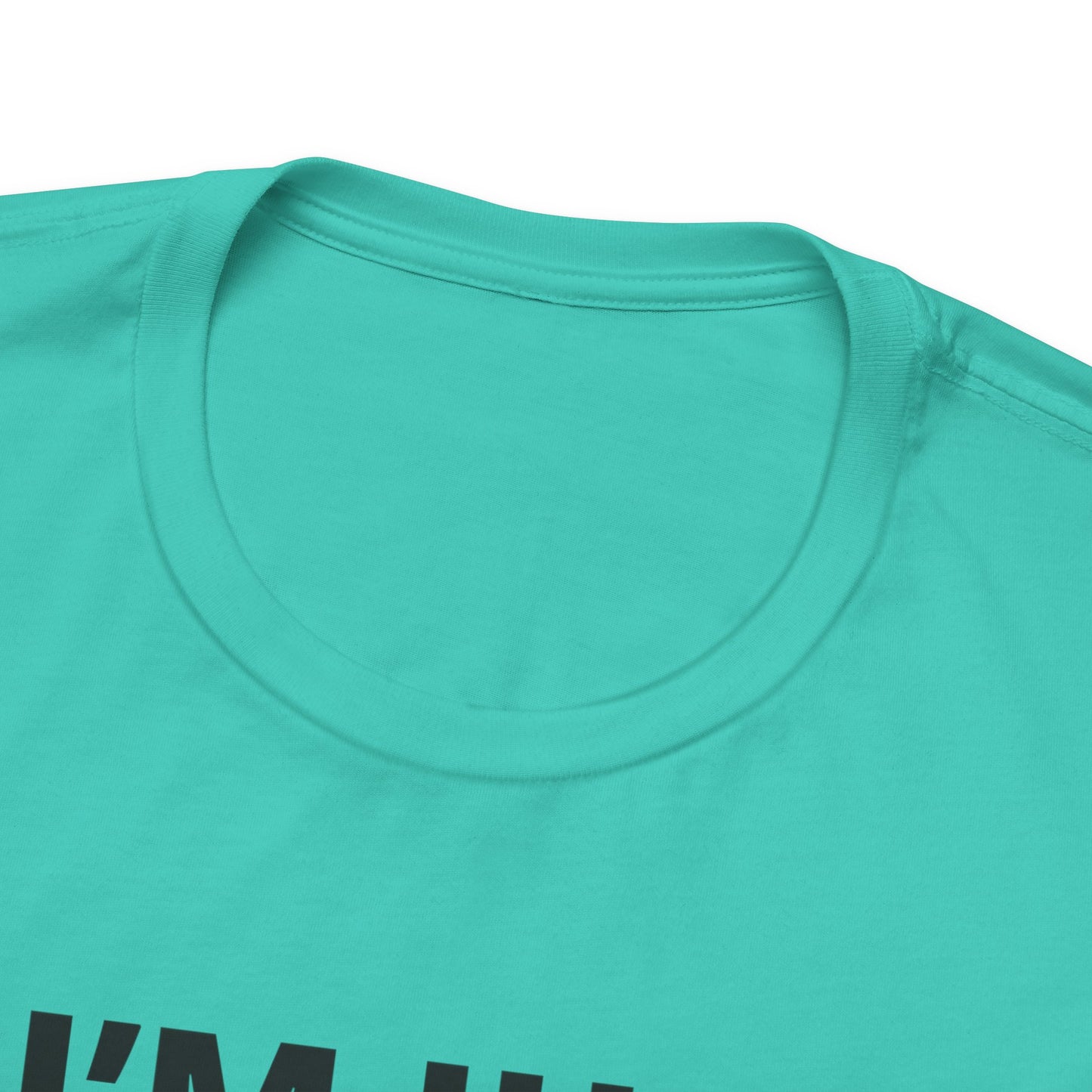 Funny Holiday Tee - 'I’m Just Here for the Alcohol and Eggnog' Unisex Jersey Short Sleeve Shirt
