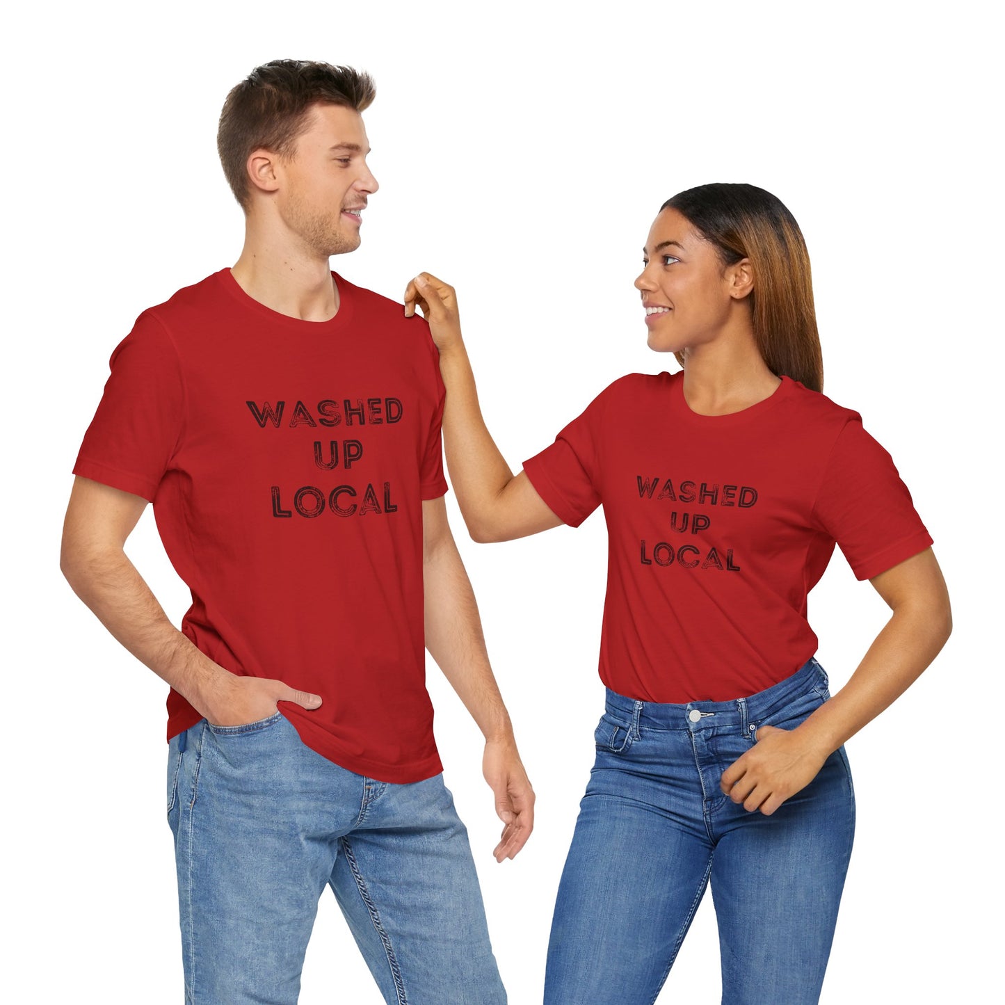 Washed Up Local Unisex Tee - Trendy Graphic T-Shirt for Locals