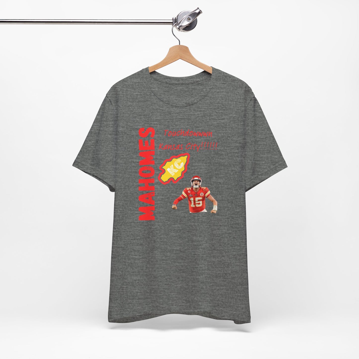 Kansas City Mahomes Touchdown Tee - Unisex Jersey Short Sleeve Shirt