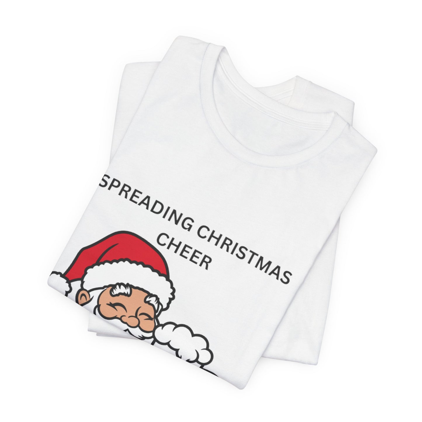 Funny Christmas Tee - Spreading Christmas Cheer Drinking All the Beer