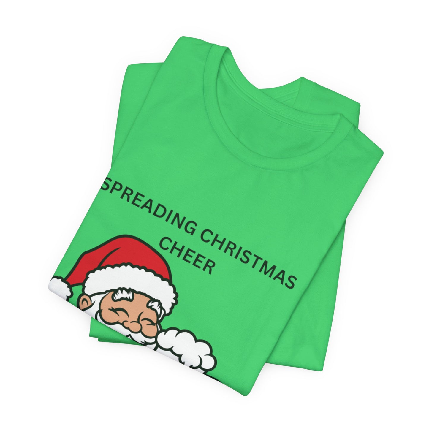 Funny Christmas Tee - Spreading Christmas Cheer Drinking All the Beer
