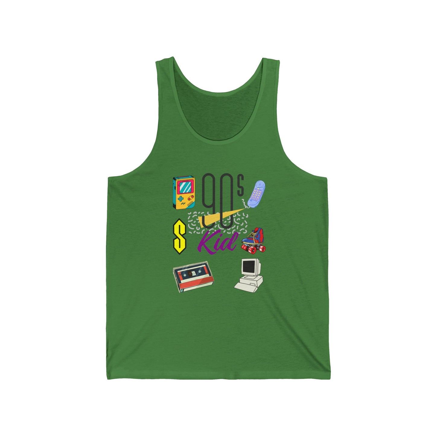 90s Unisex Jersey Tank – '90s Kid Design