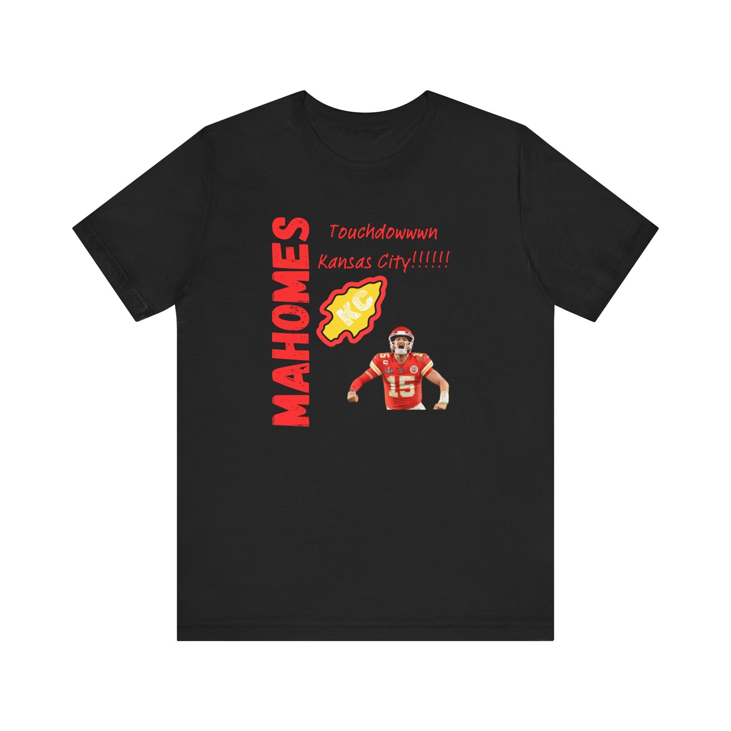 Kansas City Mahomes Touchdown Tee - Unisex Jersey Short Sleeve Shirt