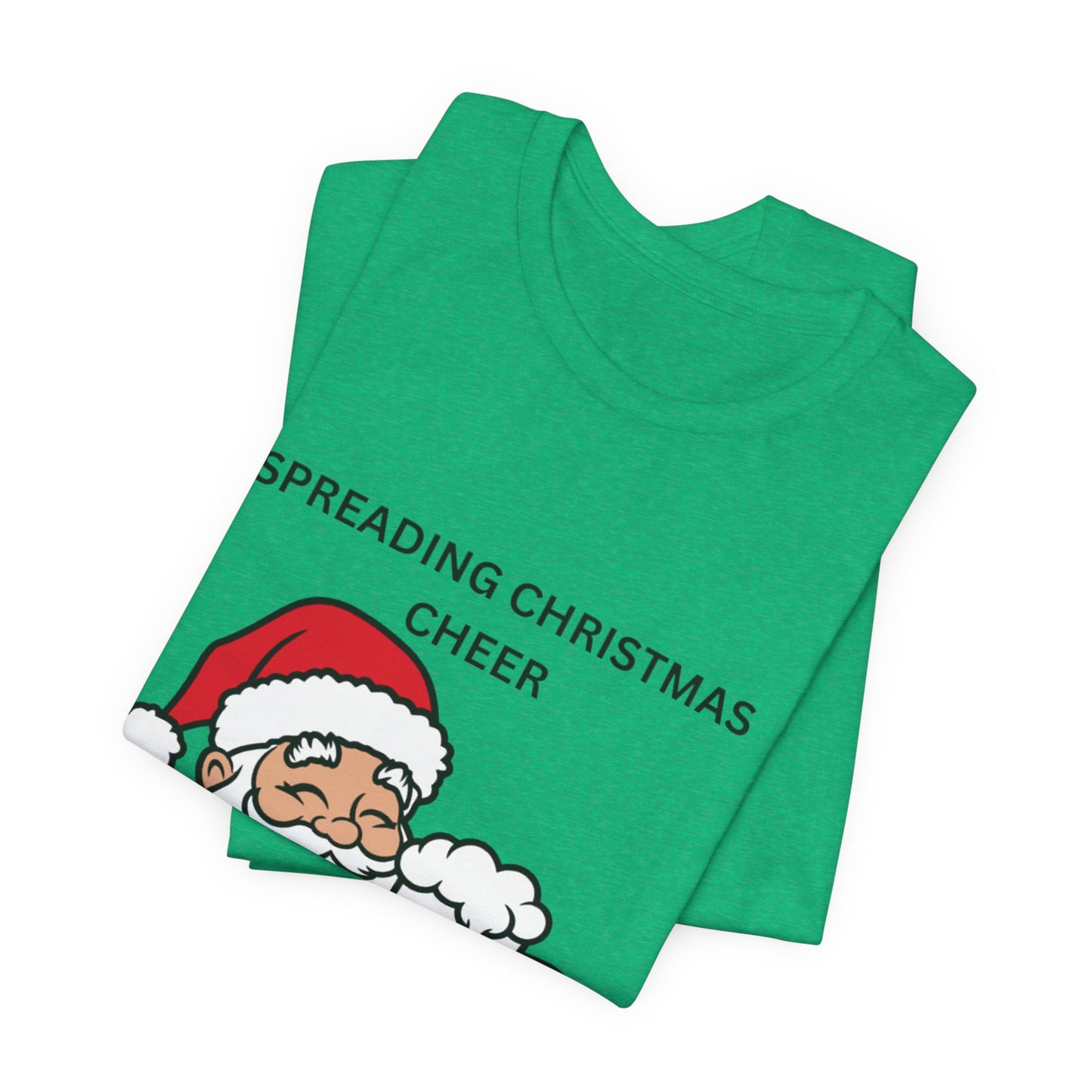 Funny Christmas Tee - Spreading Christmas Cheer Drinking All the Beer