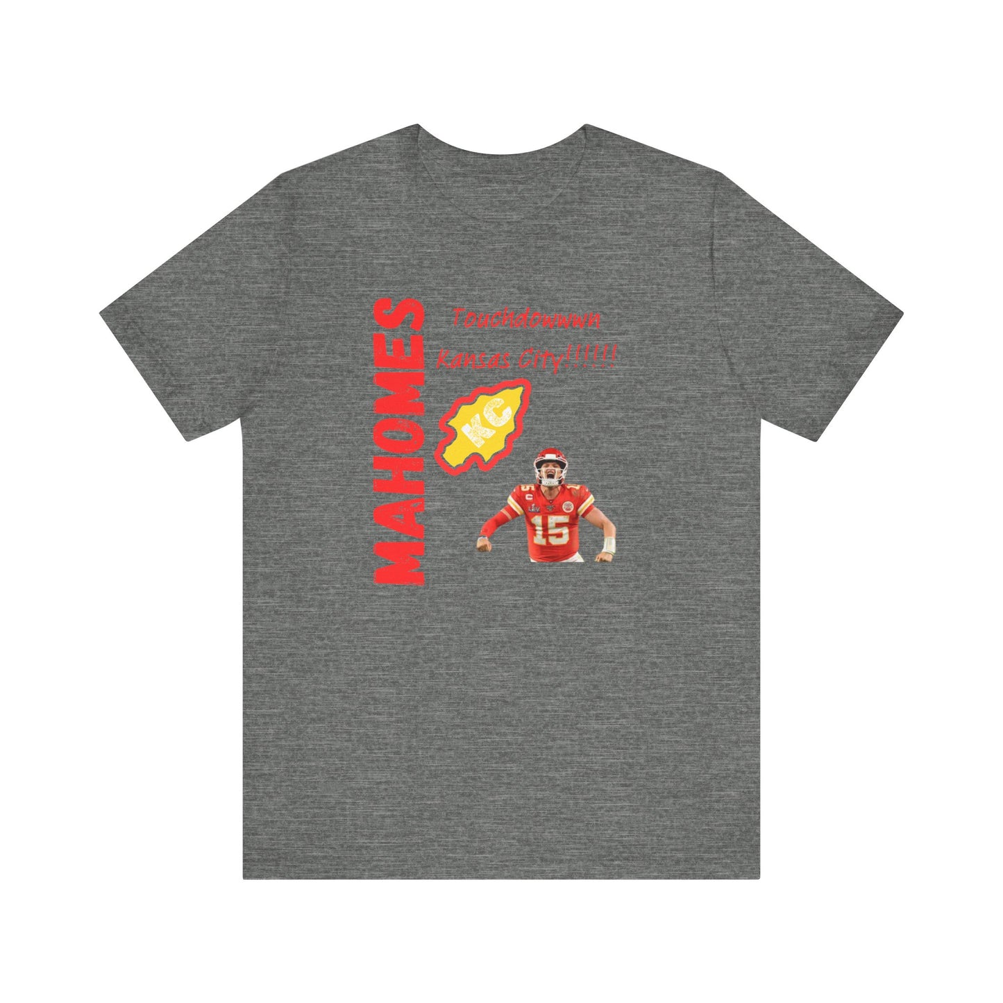 Kansas City Mahomes Touchdown Tee - Unisex Jersey Short Sleeve Shirt