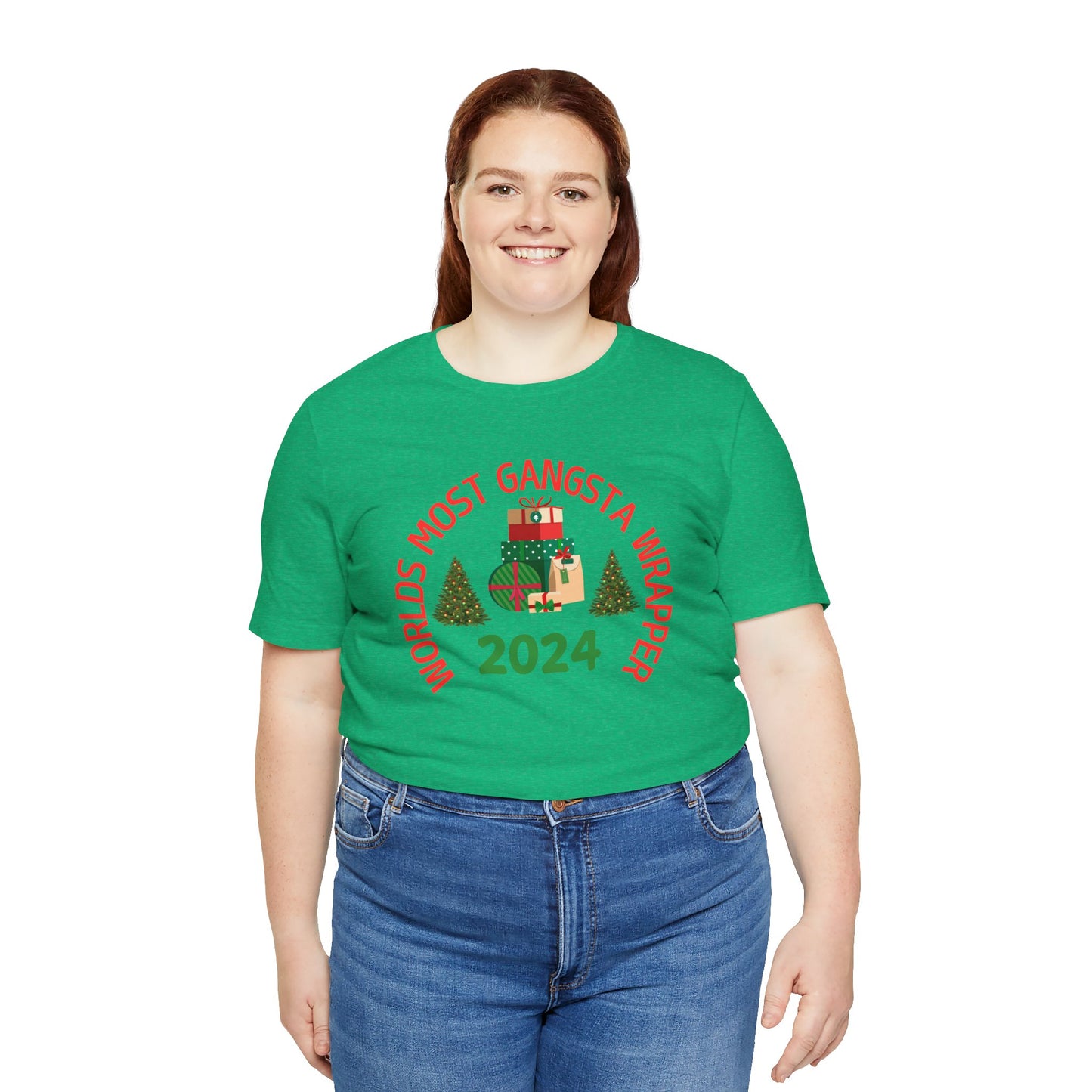 World's Most Gangsta Wrappers Unisex T-Shirt - Fun Holiday Tee 2024
