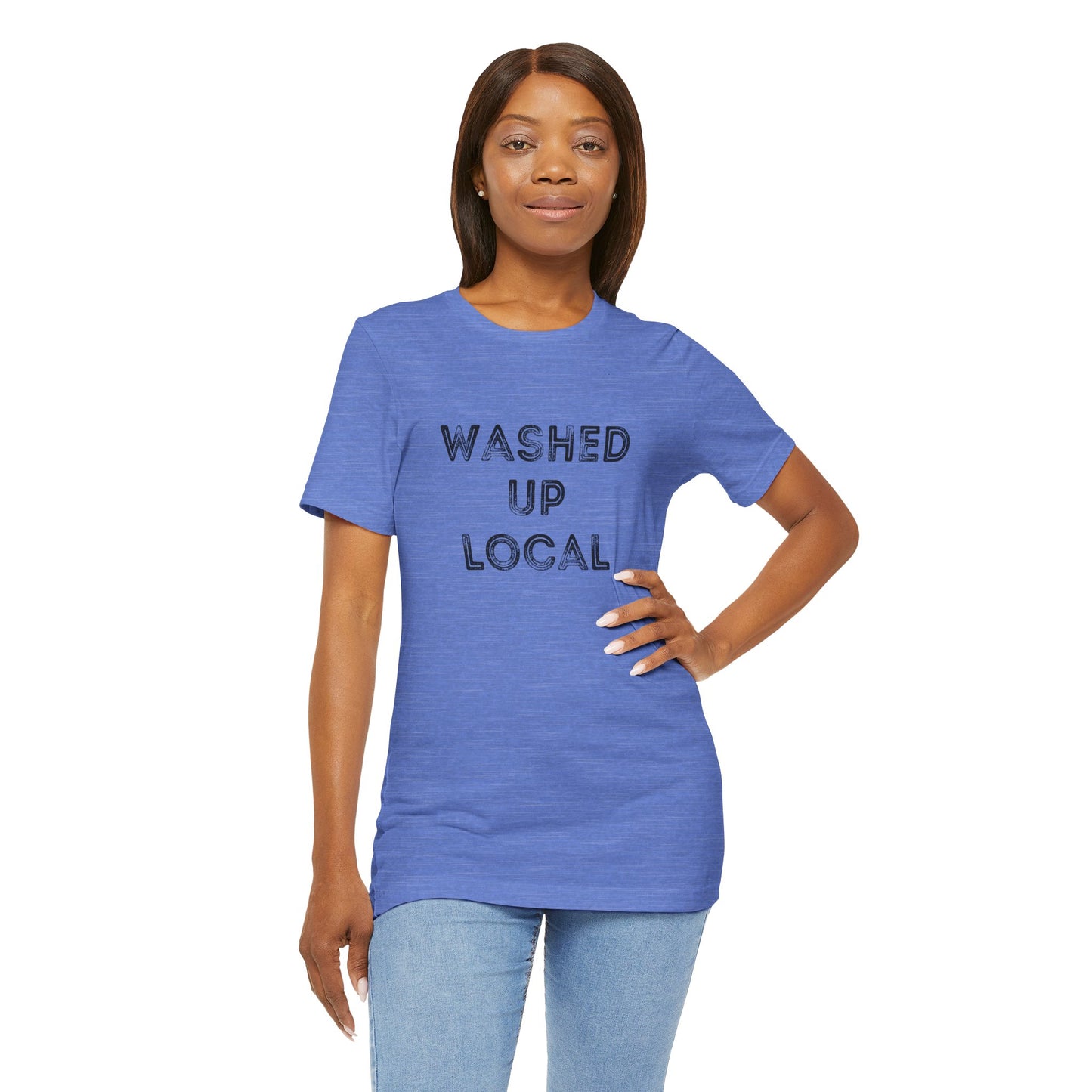 Washed Up Local Unisex Tee - Trendy Graphic T-Shirt for Locals