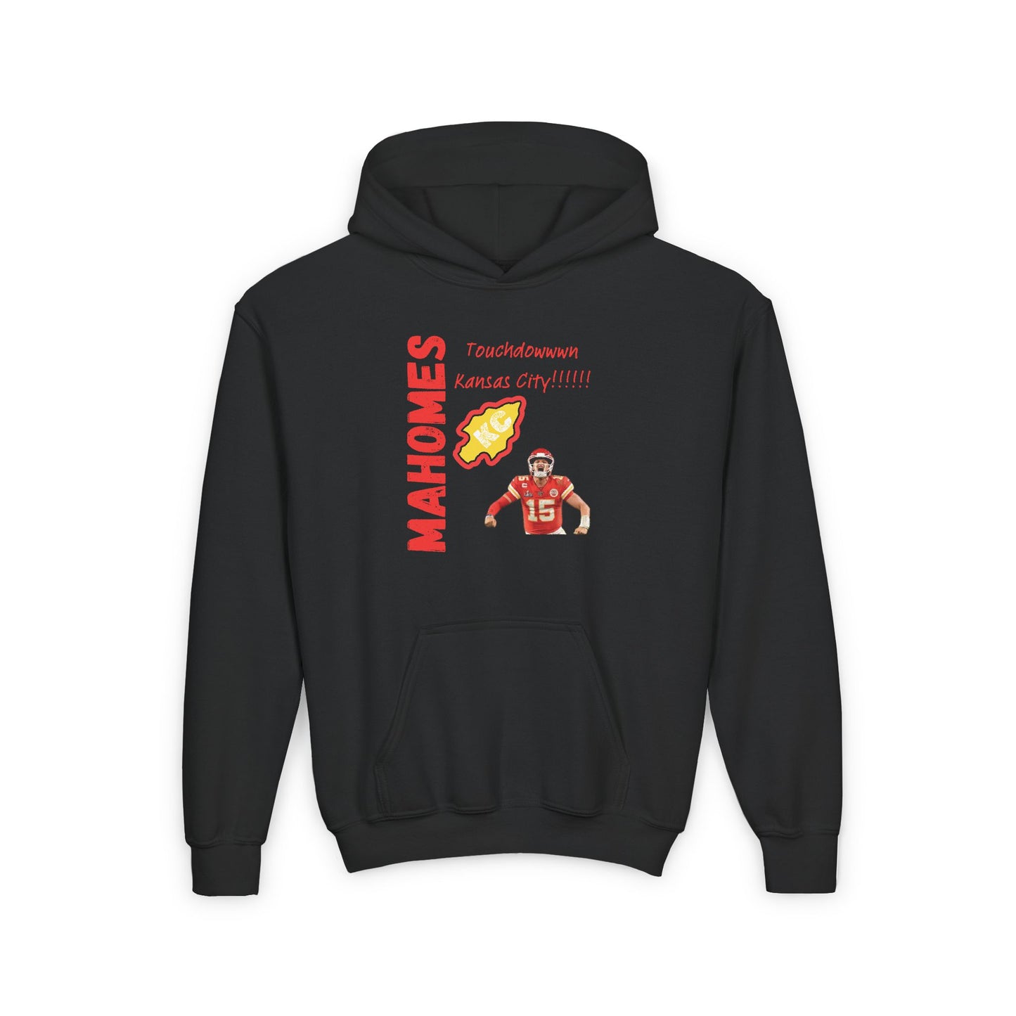 Youth Mahomes KC Hoodie - Perfect for Football Fans!