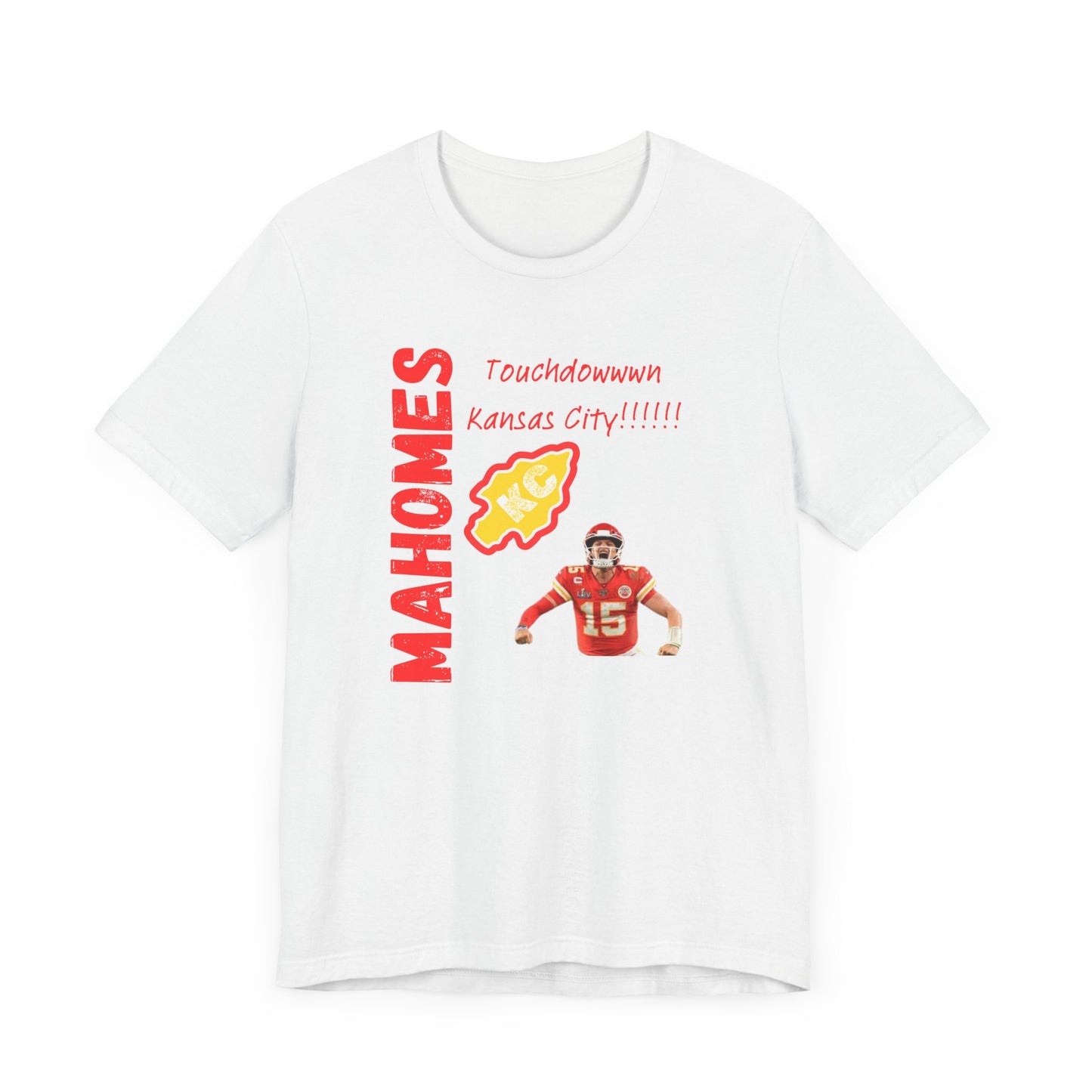 Kansas City Mahomes Touchdown Tee - Unisex Jersey Short Sleeve Shirt