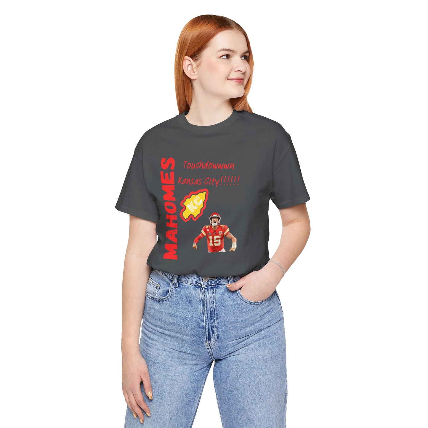 Kansas City Mahomes Touchdown Tee - Unisex Jersey Short Sleeve Shirt
