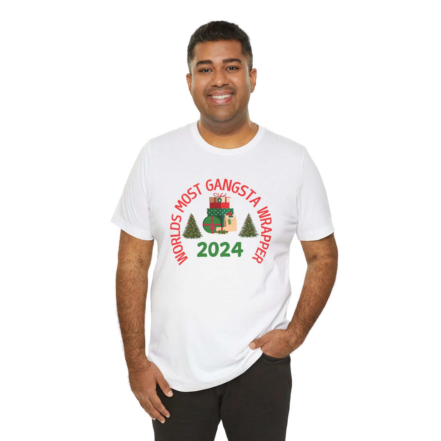 World's Most Gangsta Wrappers Unisex T-Shirt - Fun Holiday Tee 2024