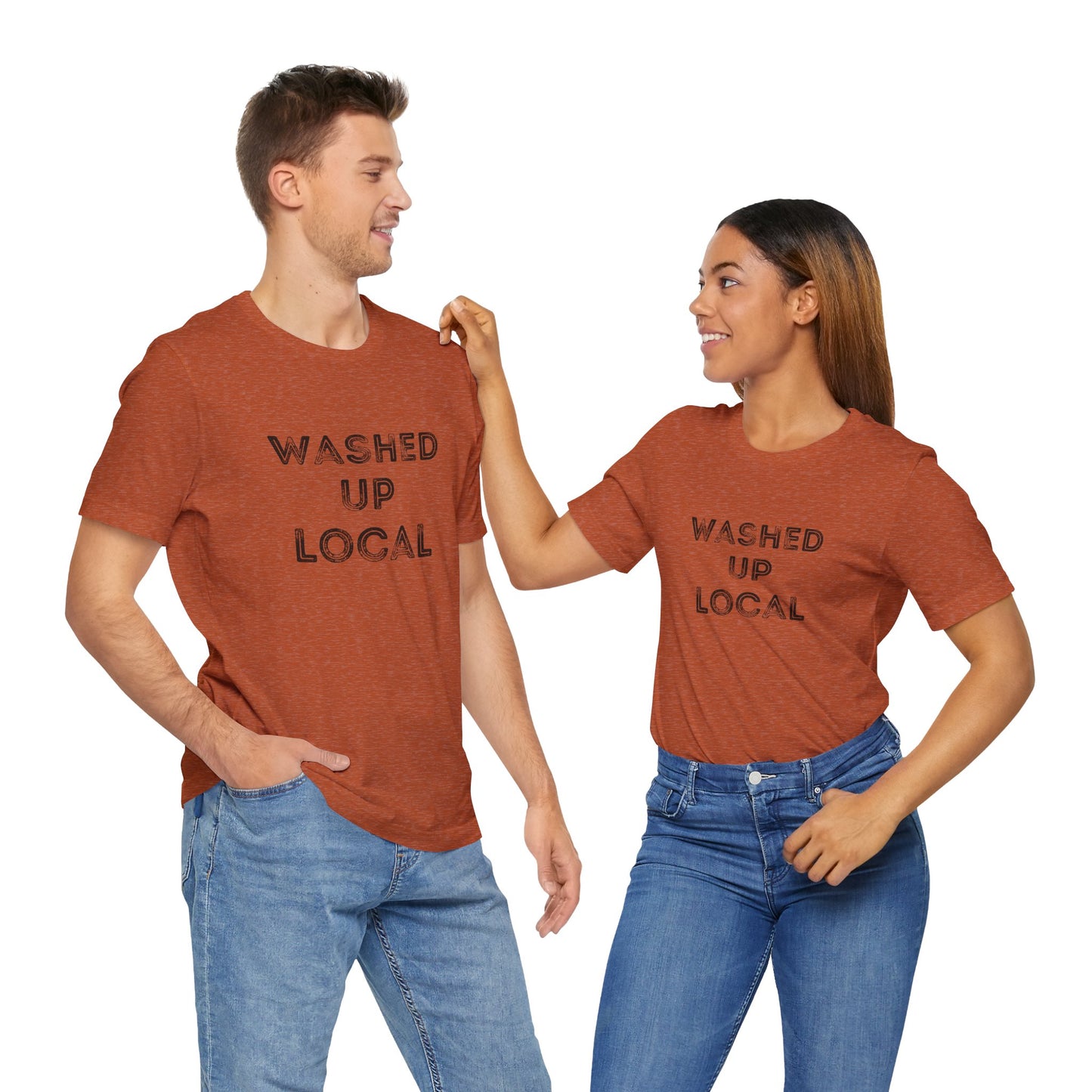 Washed Up Local Unisex Tee - Trendy Graphic T-Shirt for Locals