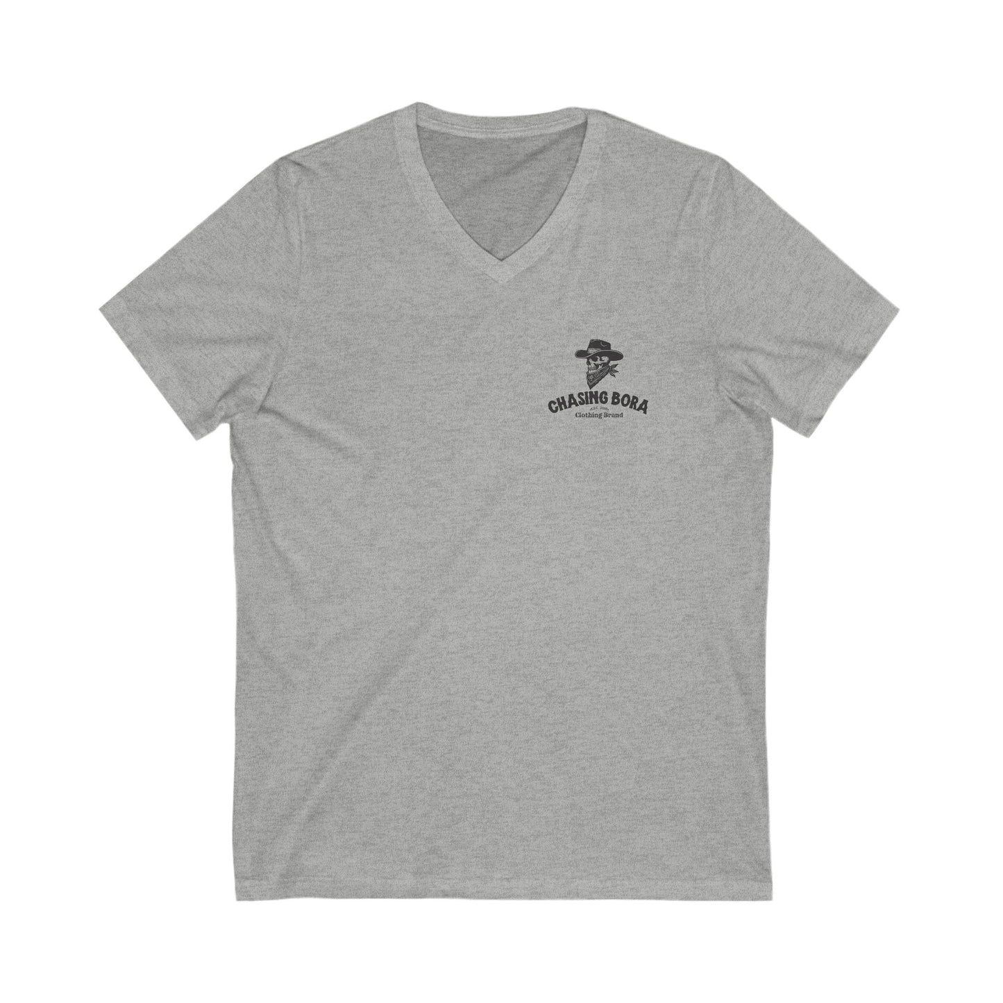 Chasing Bora Unisex V-Neck Tee - Casual Summer Style