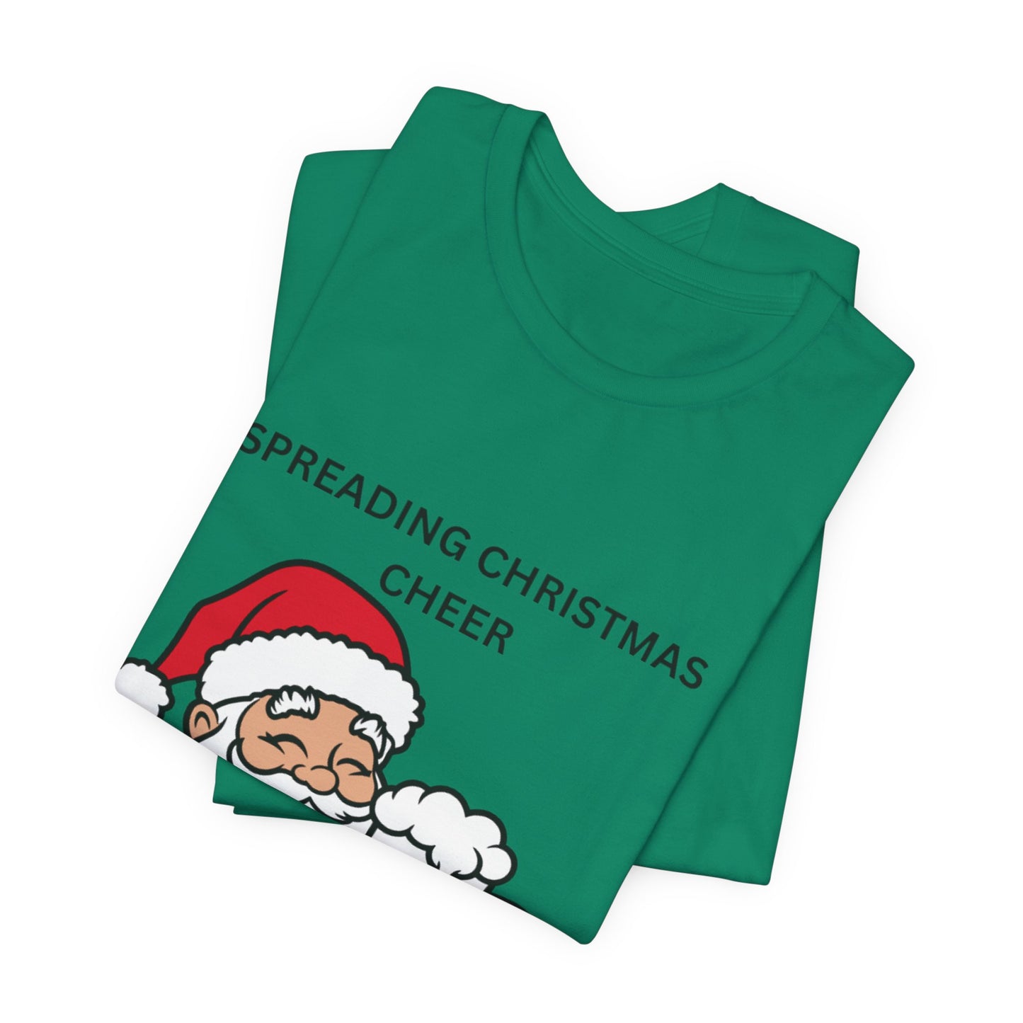 Funny Christmas Tee - Spreading Christmas Cheer Drinking All the Beer