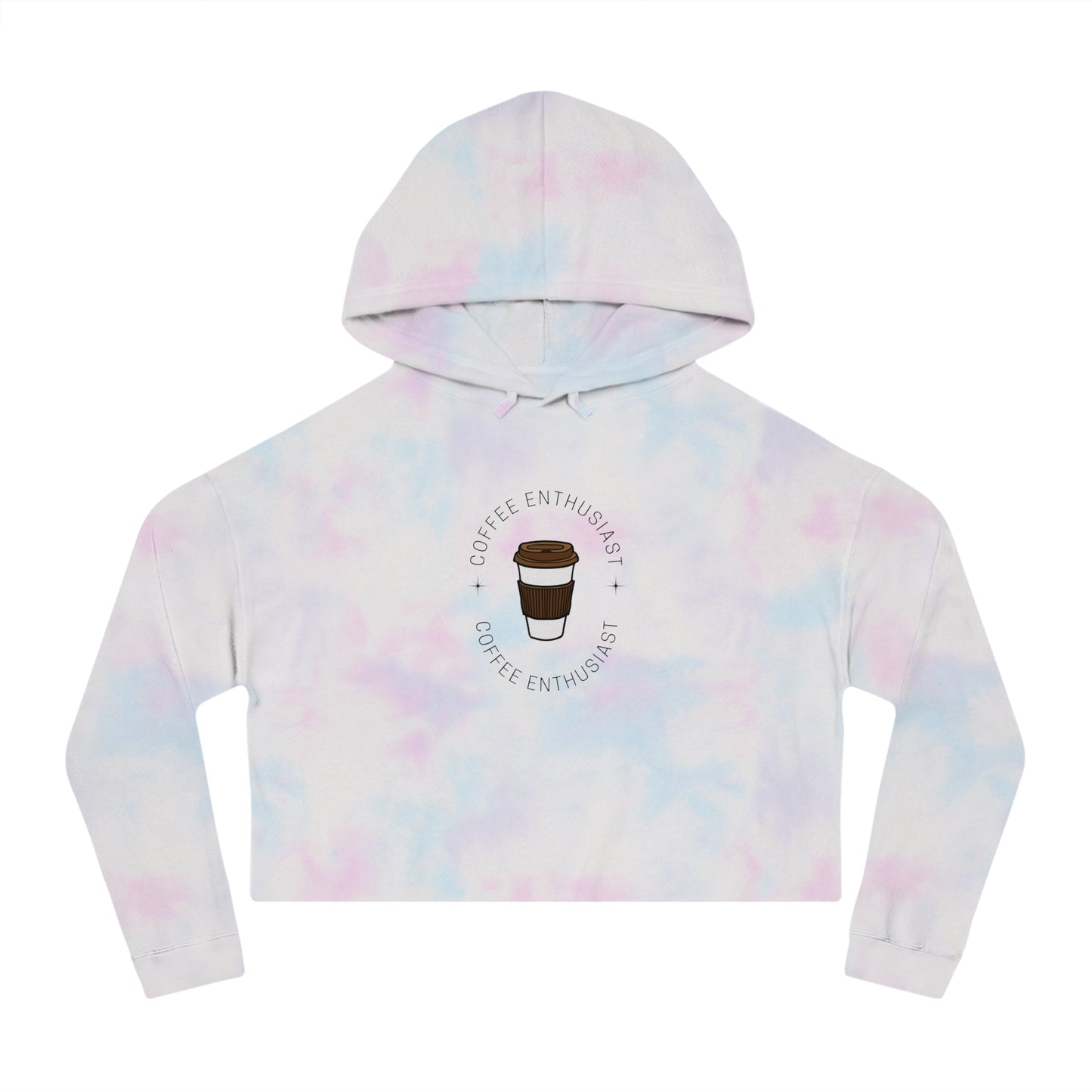 Women’s Coffee Cropped Hooded Sweatshirt