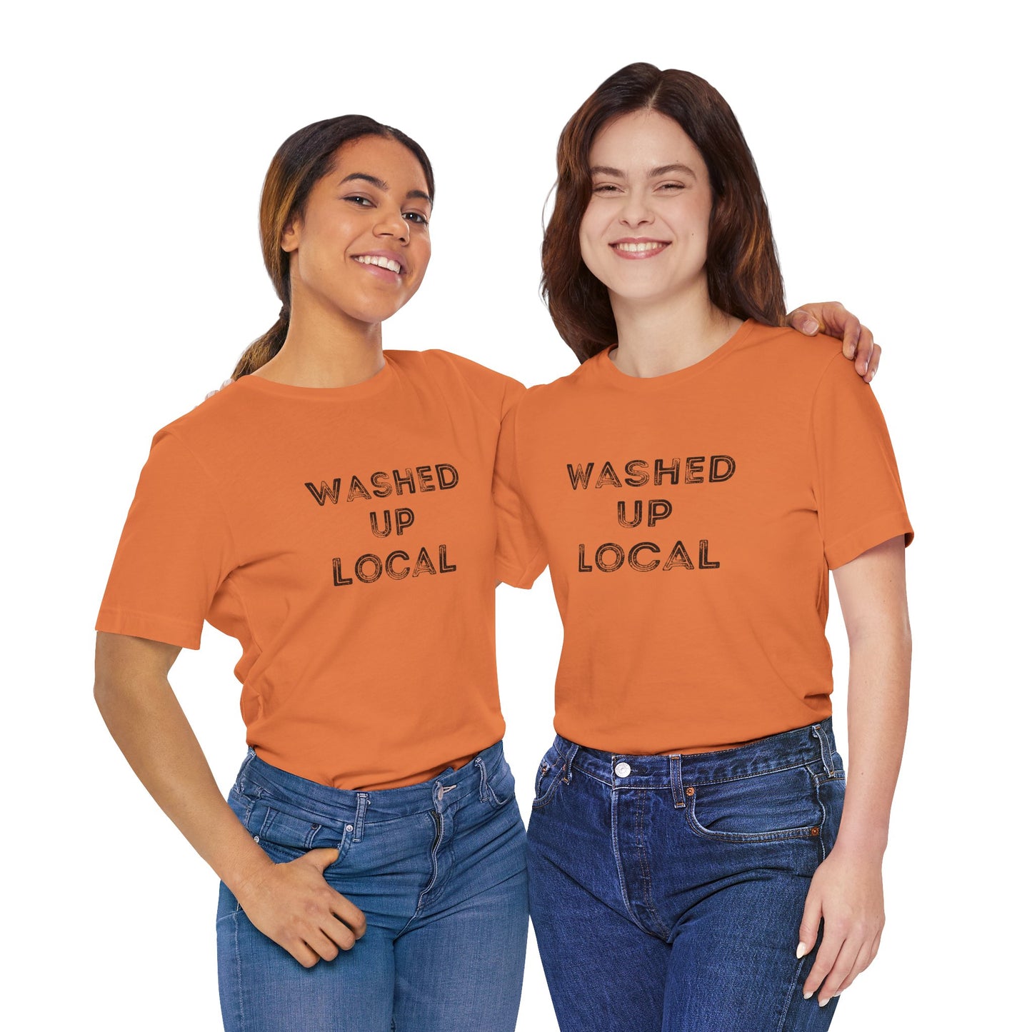 Washed Up Local Unisex Tee - Trendy Graphic T-Shirt for Locals