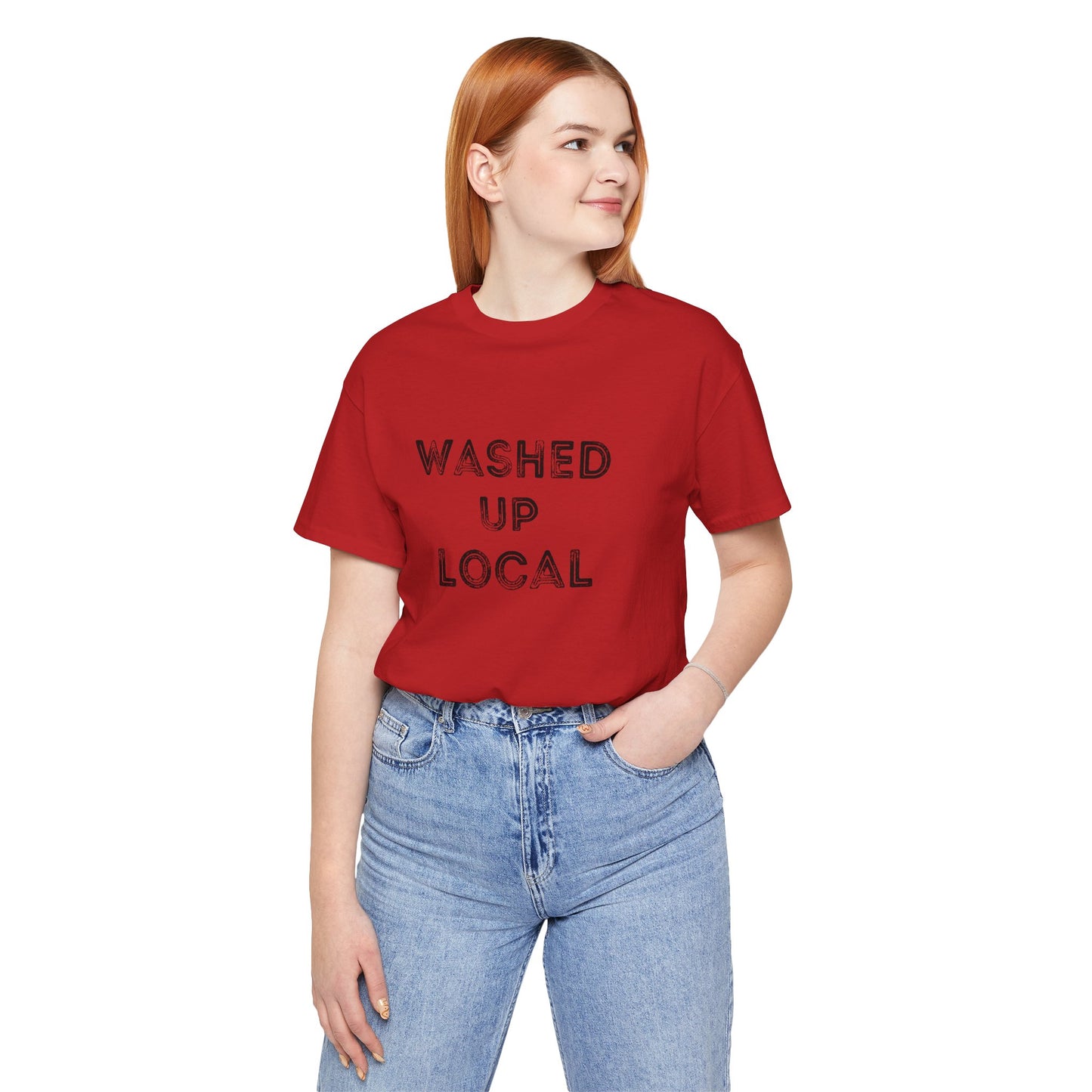 Washed Up Local Unisex Tee - Trendy Graphic T-Shirt for Locals