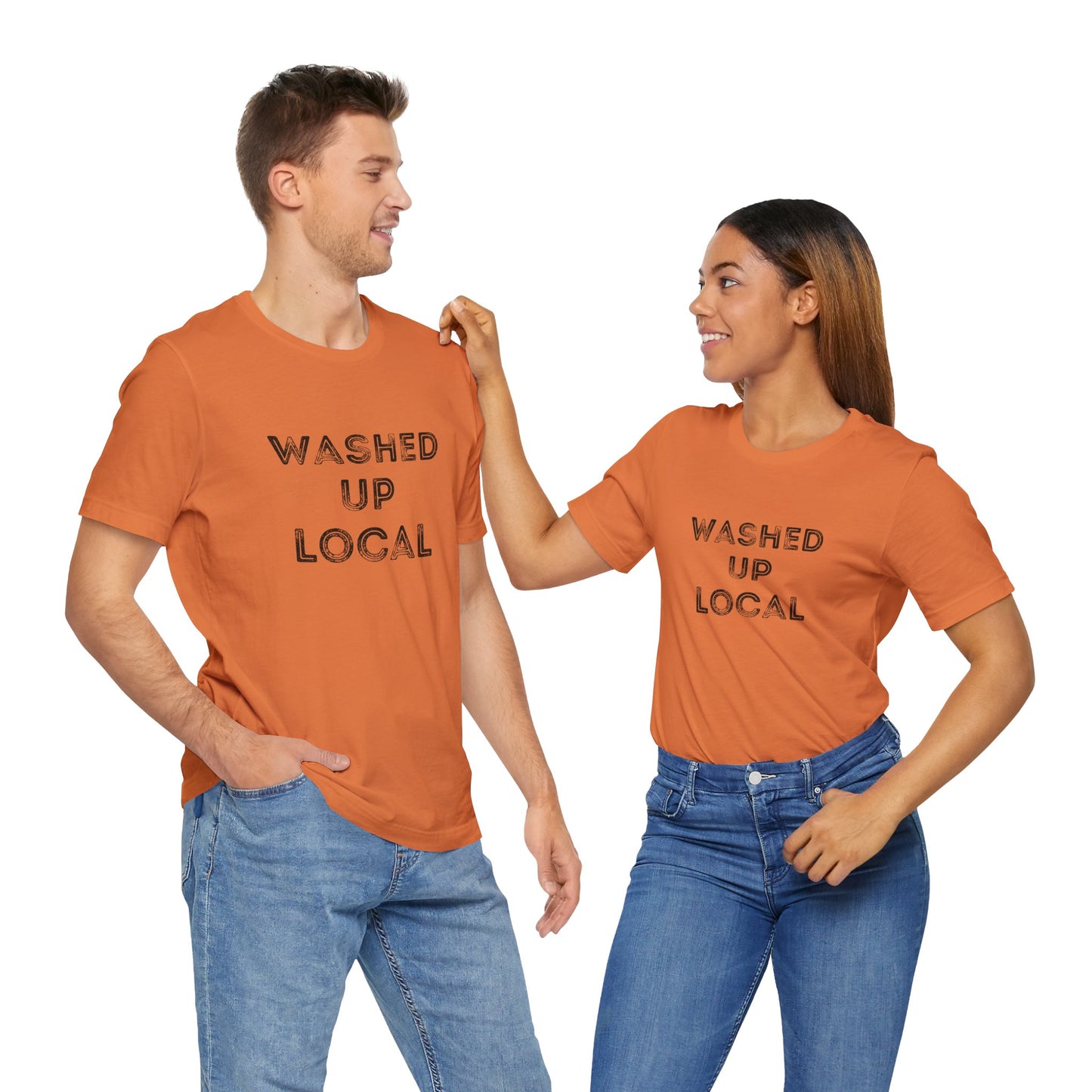 Washed Up Local Unisex Tee - Trendy Graphic T-Shirt for Locals