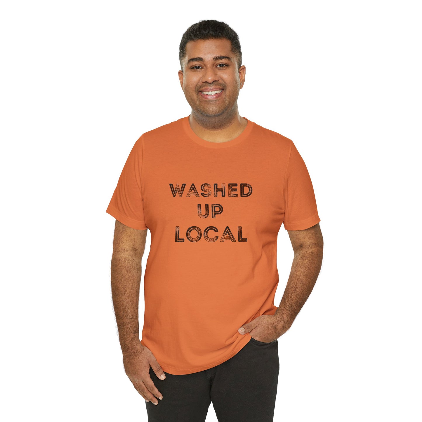 Washed Up Local Unisex Tee - Trendy Graphic T-Shirt for Locals