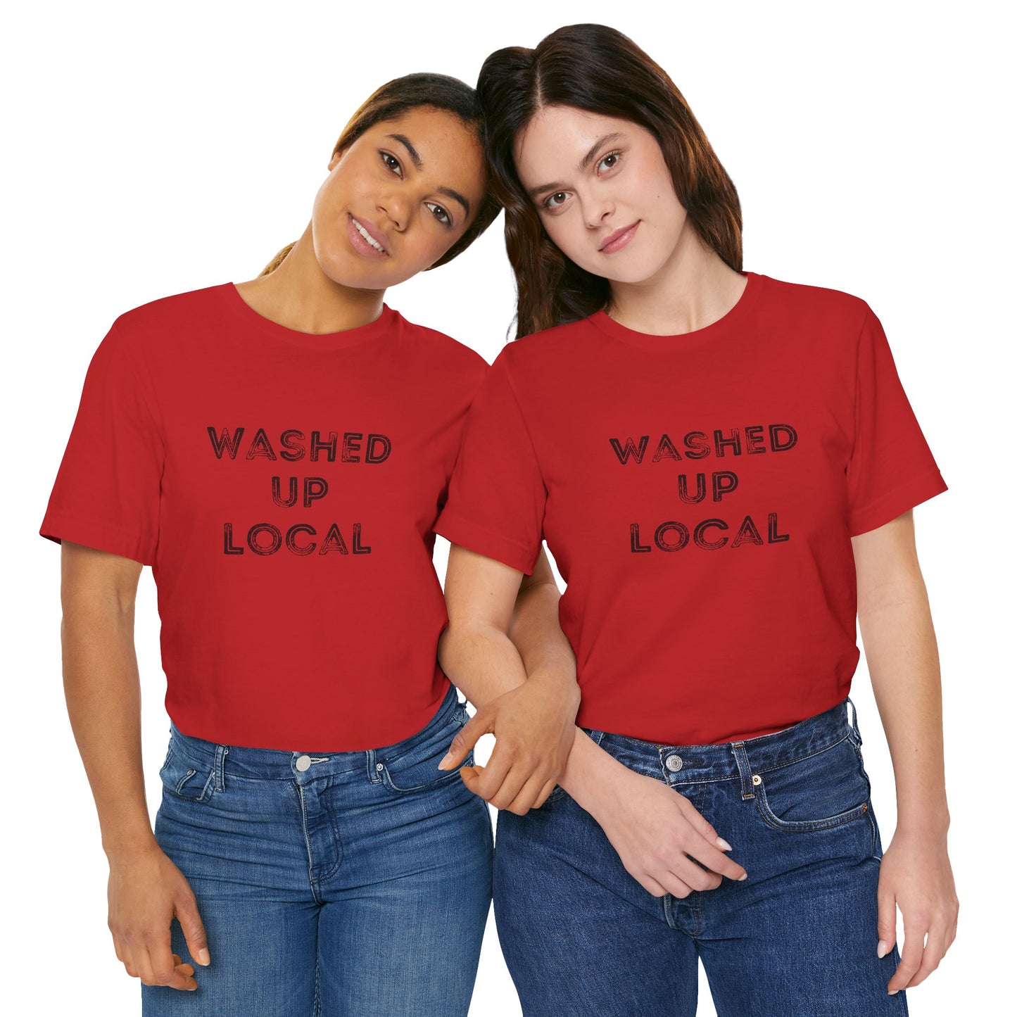Washed Up Local Unisex Tee - Trendy Graphic T-Shirt for Locals