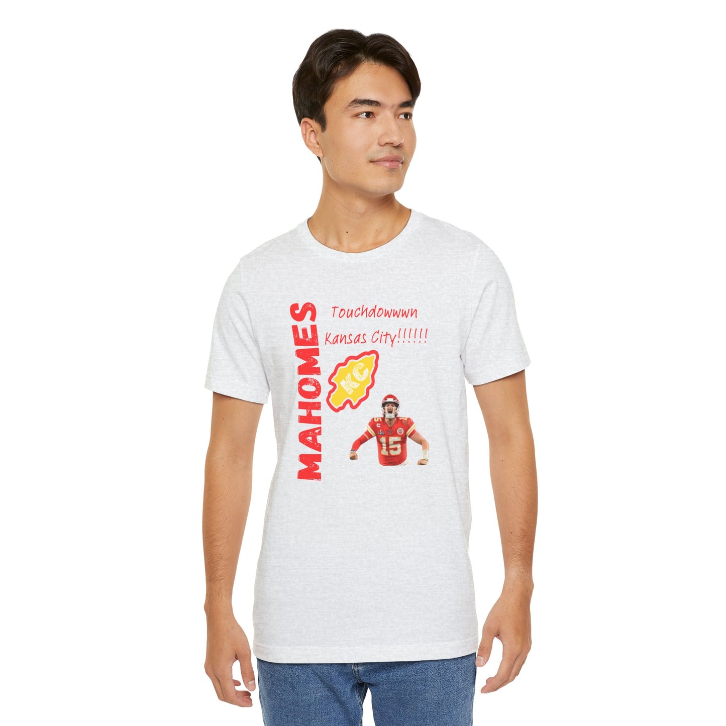 Kansas City Mahomes Touchdown Tee - Unisex Jersey Short Sleeve Shirt